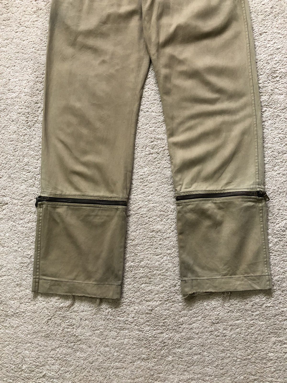 Dolce & Gabbana AW2003-2004 Dolce & Gabbana Zipper Extend Leg Pant Size US 31 - 5 Thumbnail