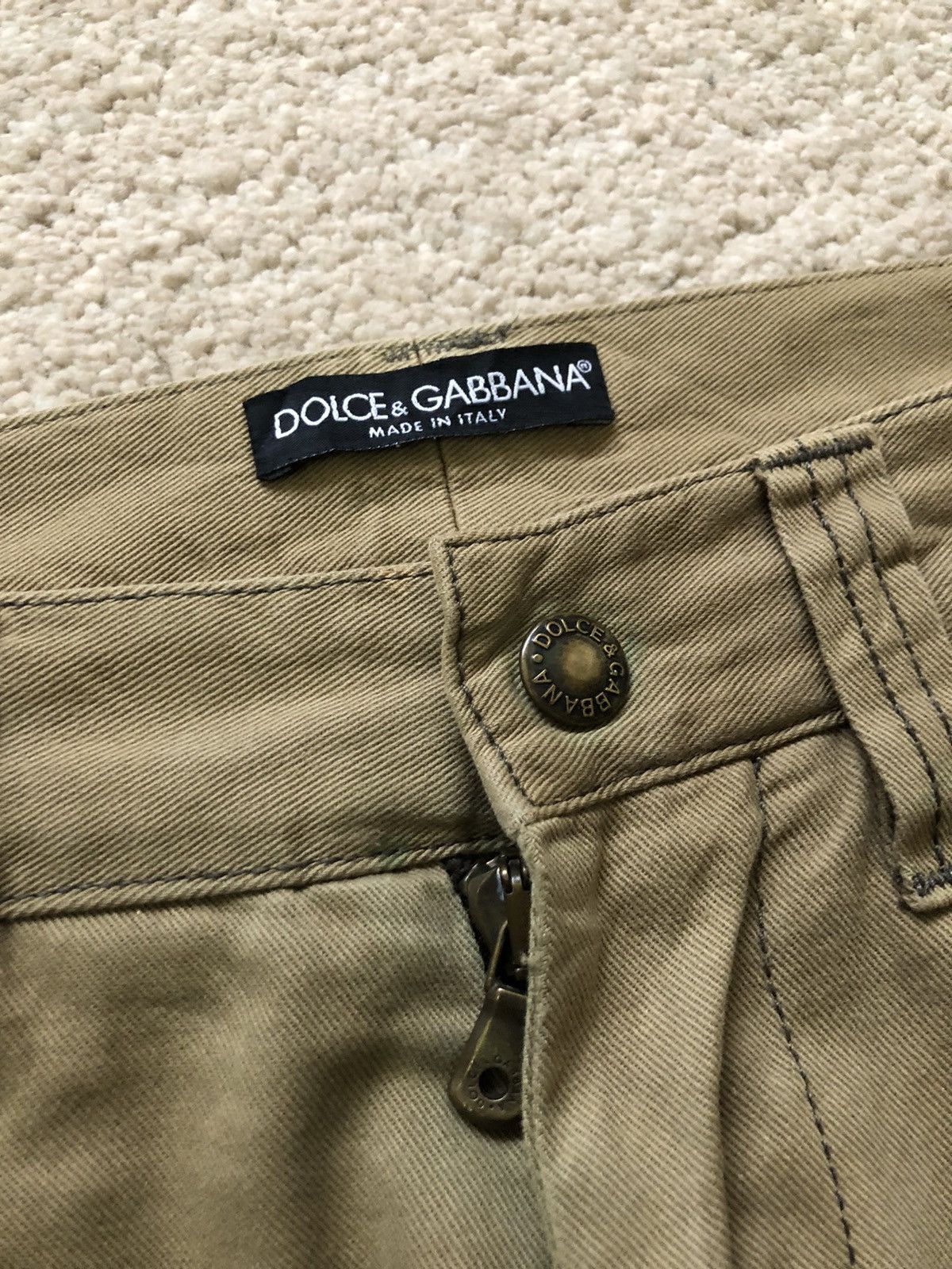 Dolce & Gabbana AW2003-2004 Dolce & Gabbana Zipper Extend Leg Pant Size US 31 - 9 Thumbnail