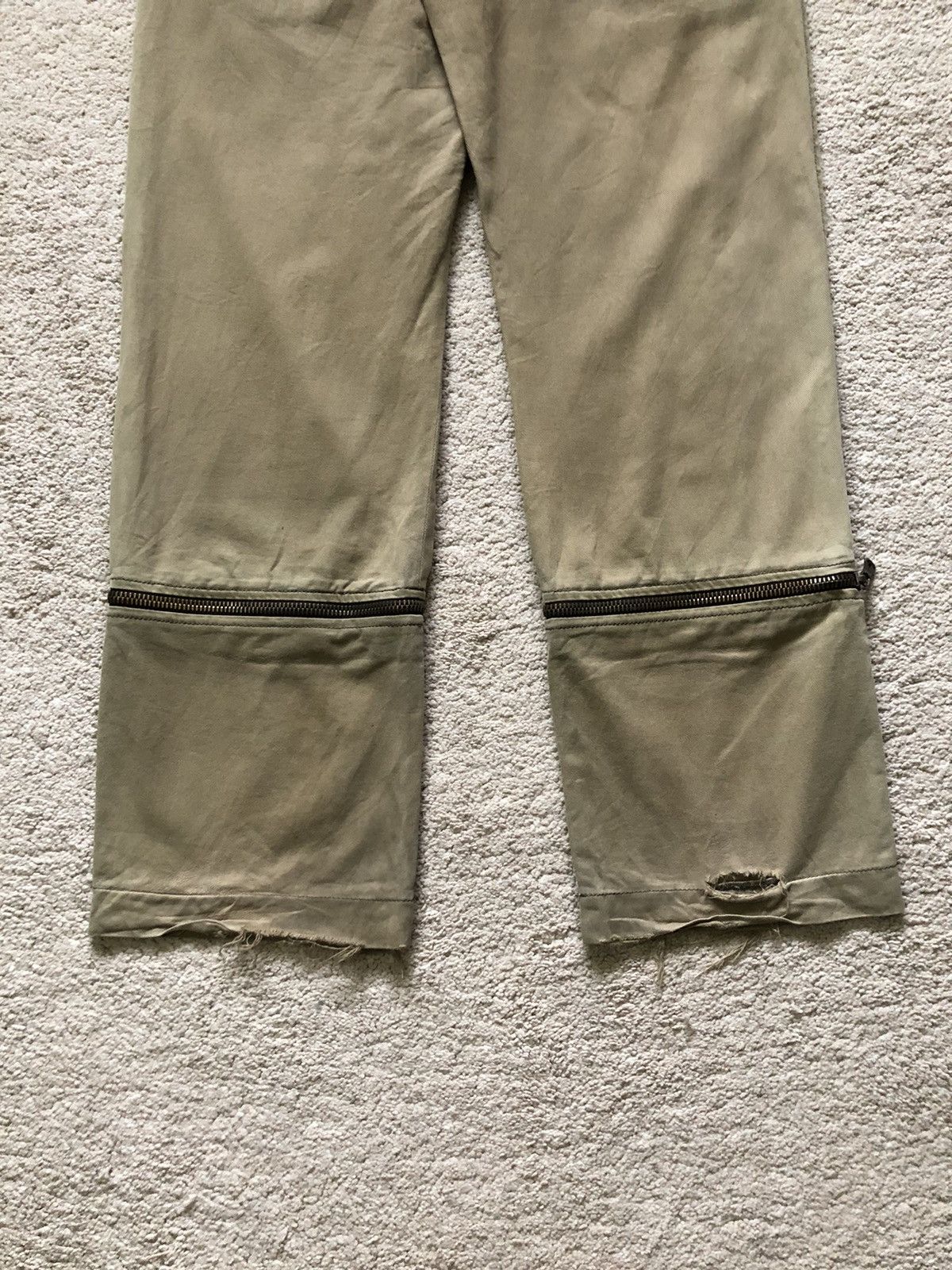 Dolce & Gabbana AW2003-2004 Dolce & Gabbana Zipper Extend Leg Pant Size US 31 - 12 Thumbnail