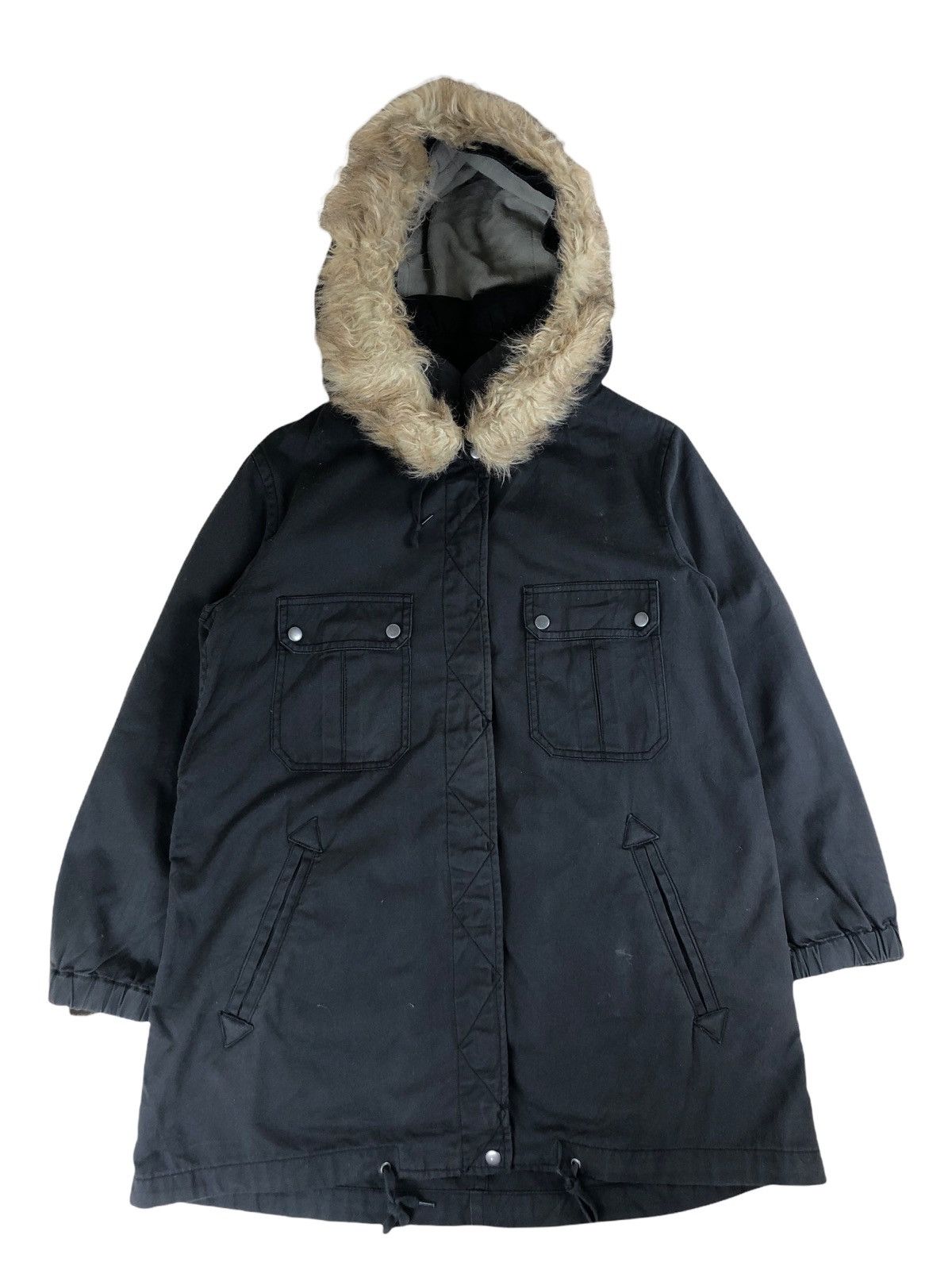 Issey Miyake Issey Miyake Double Layer Fur Hooded Type N-3B Jacket Size US M / EU 48-50 / 2 - 1 Thumbnail