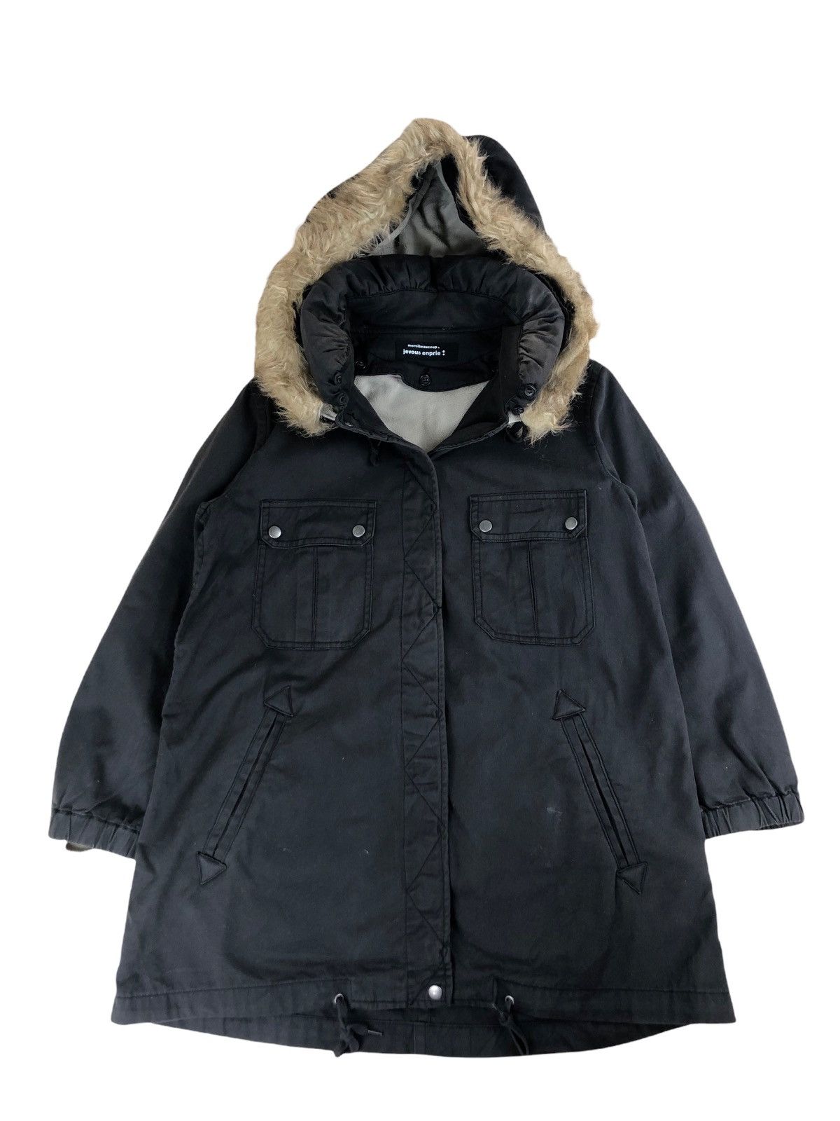 Issey Miyake Issey Miyake Double Layer Fur Hooded Type N-3B Jacket Size US M / EU 48-50 / 2 - 2 Thumbnail