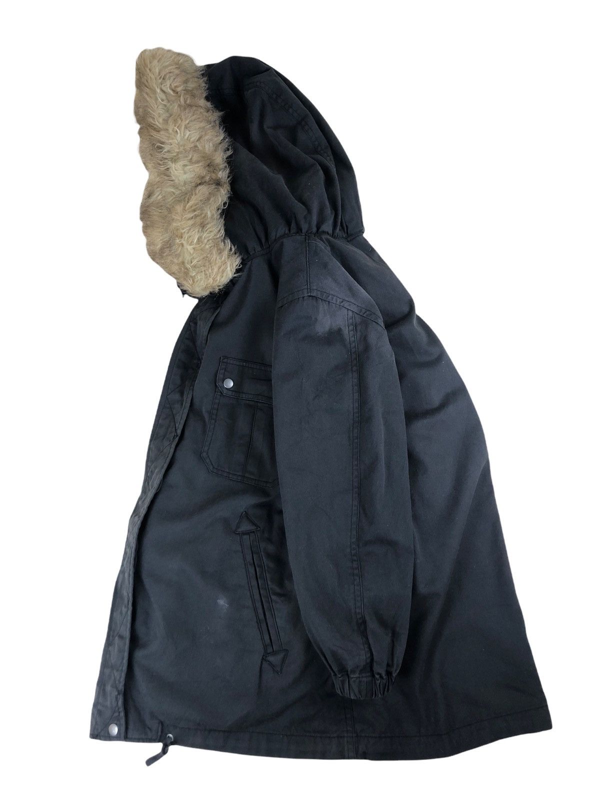 Issey Miyake Issey Miyake Double Layer Fur Hooded Type N-3B Jacket Size US M / EU 48-50 / 2 - 9 Thumbnail