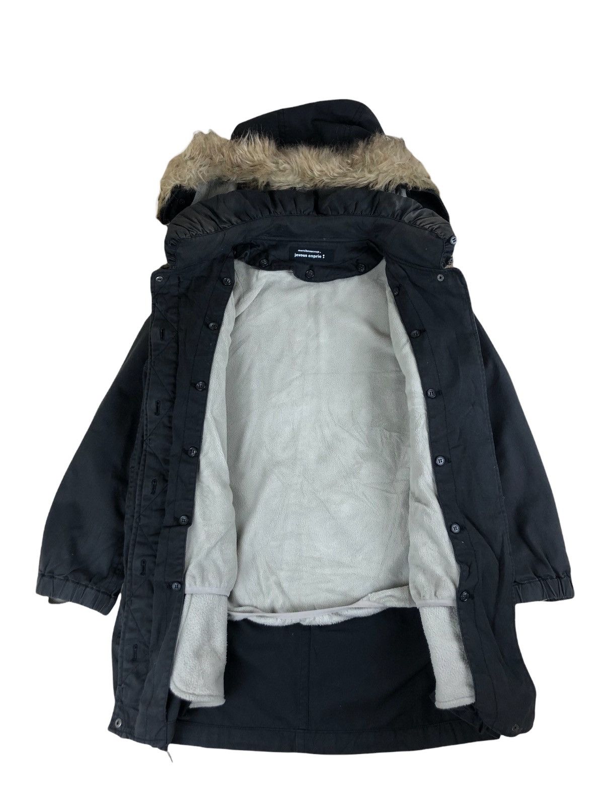 Issey Miyake Issey Miyake Double Layer Fur Hooded Type N-3B Jacket Size US M / EU 48-50 / 2 - 7 Thumbnail