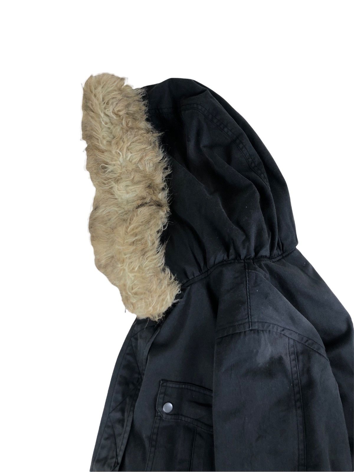 Issey Miyake Issey Miyake Double Layer Fur Hooded Type N-3B Jacket Size US M / EU 48-50 / 2 - 10 Thumbnail
