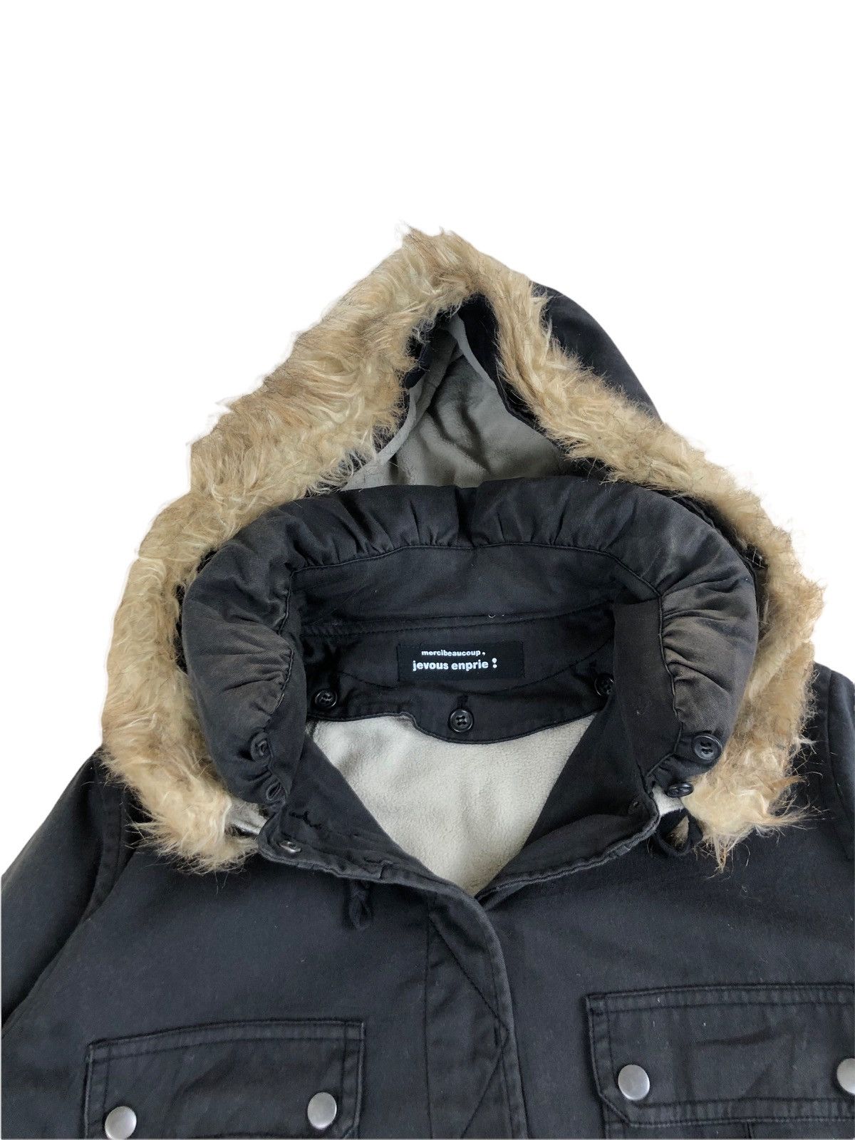 Issey Miyake Issey Miyake Double Layer Fur Hooded Type N-3B Jacket Size US M / EU 48-50 / 2 - 6 Thumbnail