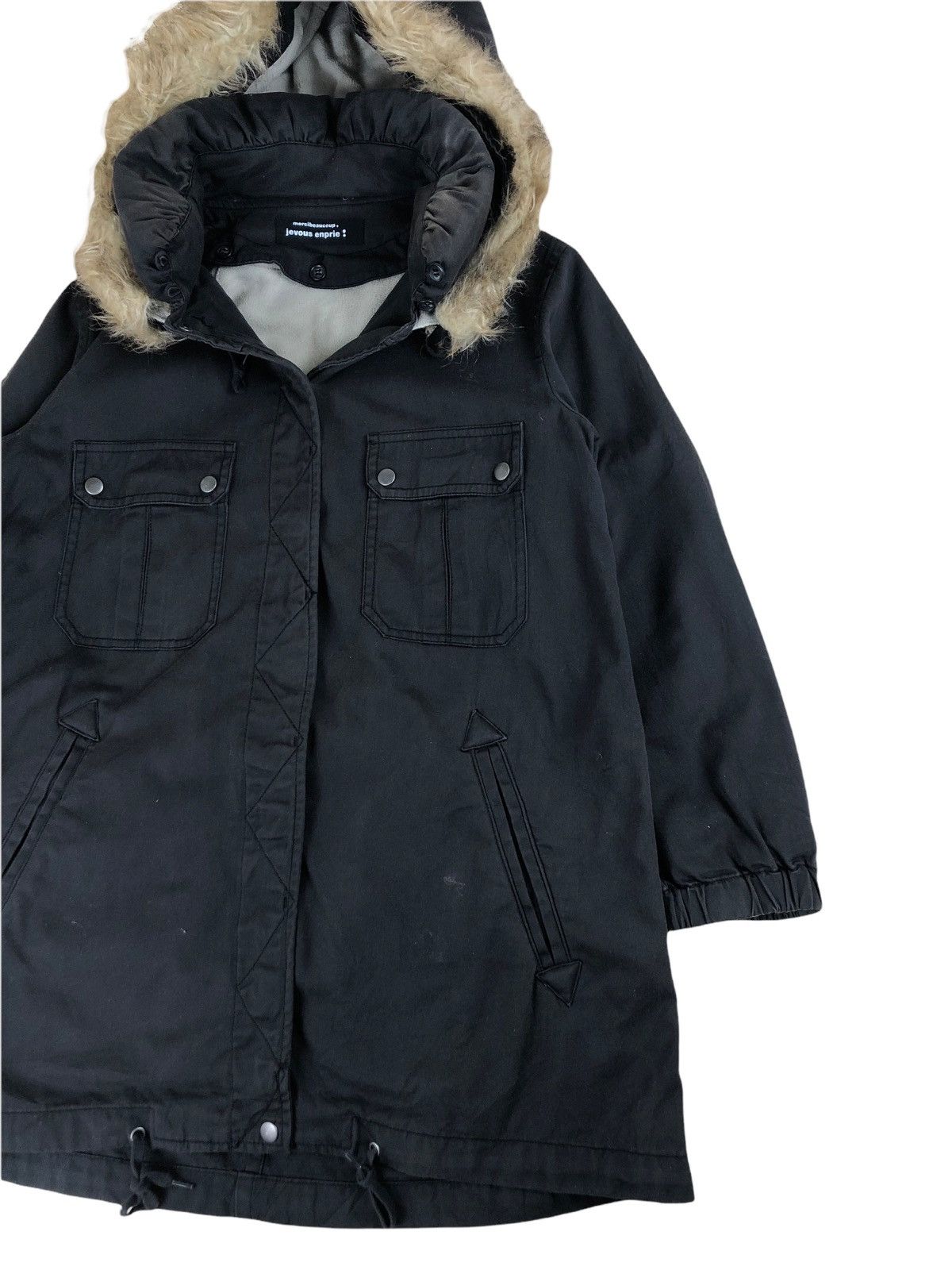 Issey Miyake Issey Miyake Double Layer Fur Hooded Type N-3B Jacket Size US M / EU 48-50 / 2 - 3 Thumbnail