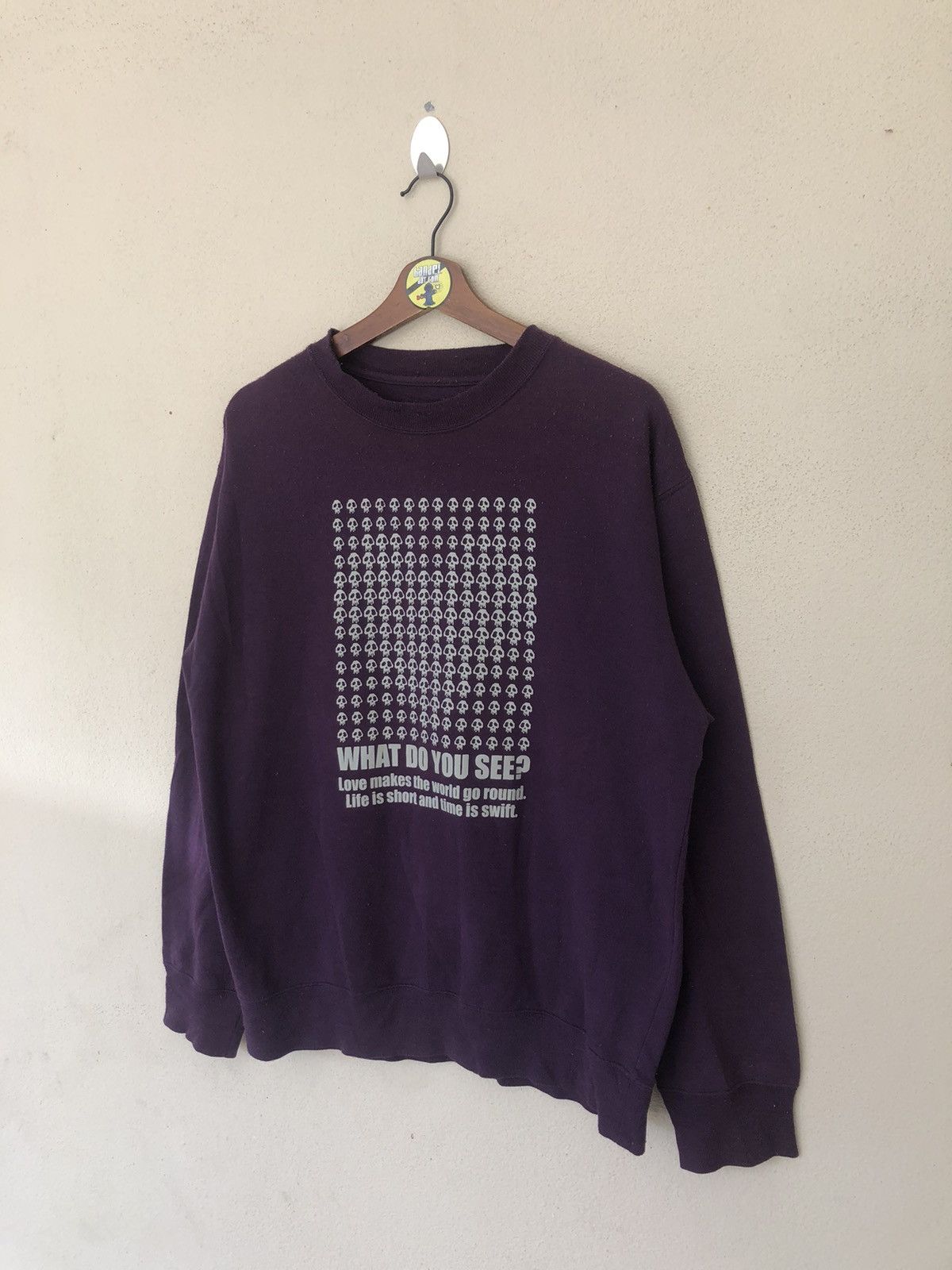 Japanese Brand × Vintage SKULL DESIGN SWEATSHIRT Size US M / EU 48-50 / 2 - 2 Thumbnail