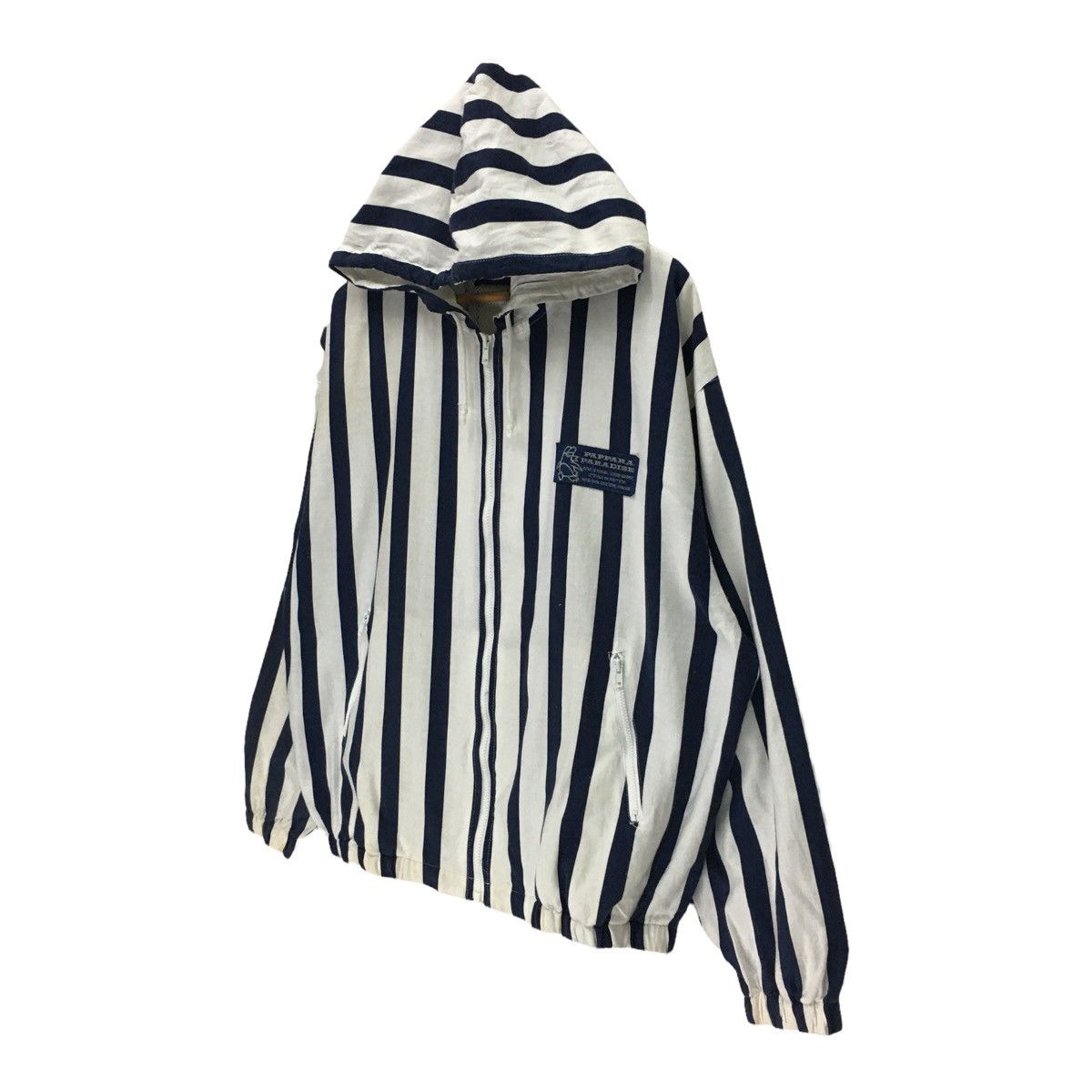 Japanese Brand × Seditionaries Vintage Yokohama Pappara Paradise Stripes Hoodie Jacket Size US M / EU 48-50 / 2 - 6 Thumbnail