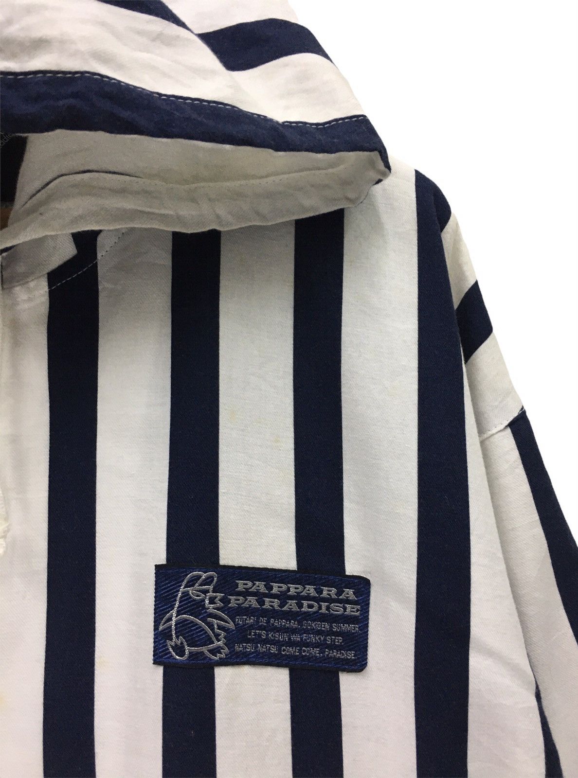 Japanese Brand × Seditionaries Vintage Yokohama Pappara Paradise Stripes Hoodie Jacket Size US M / EU 48-50 / 2 - 4 Thumbnail