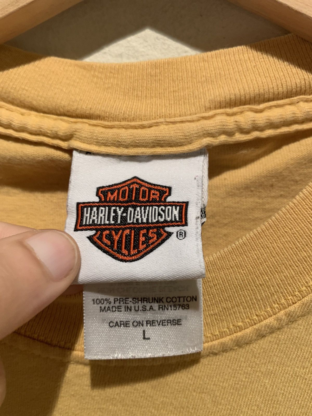 Harley Davidson *RARE* Harley Davidson Morgantown WV USA-Made Crop T-Shirt L Size US L / EU 52-54 / 3 - 10 Thumbnail