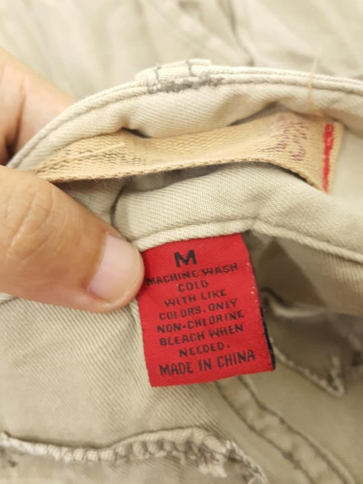 Japanese Brand Cargo Utility Relaxed Mid Rise Pant Size US 31 - 12 Thumbnail