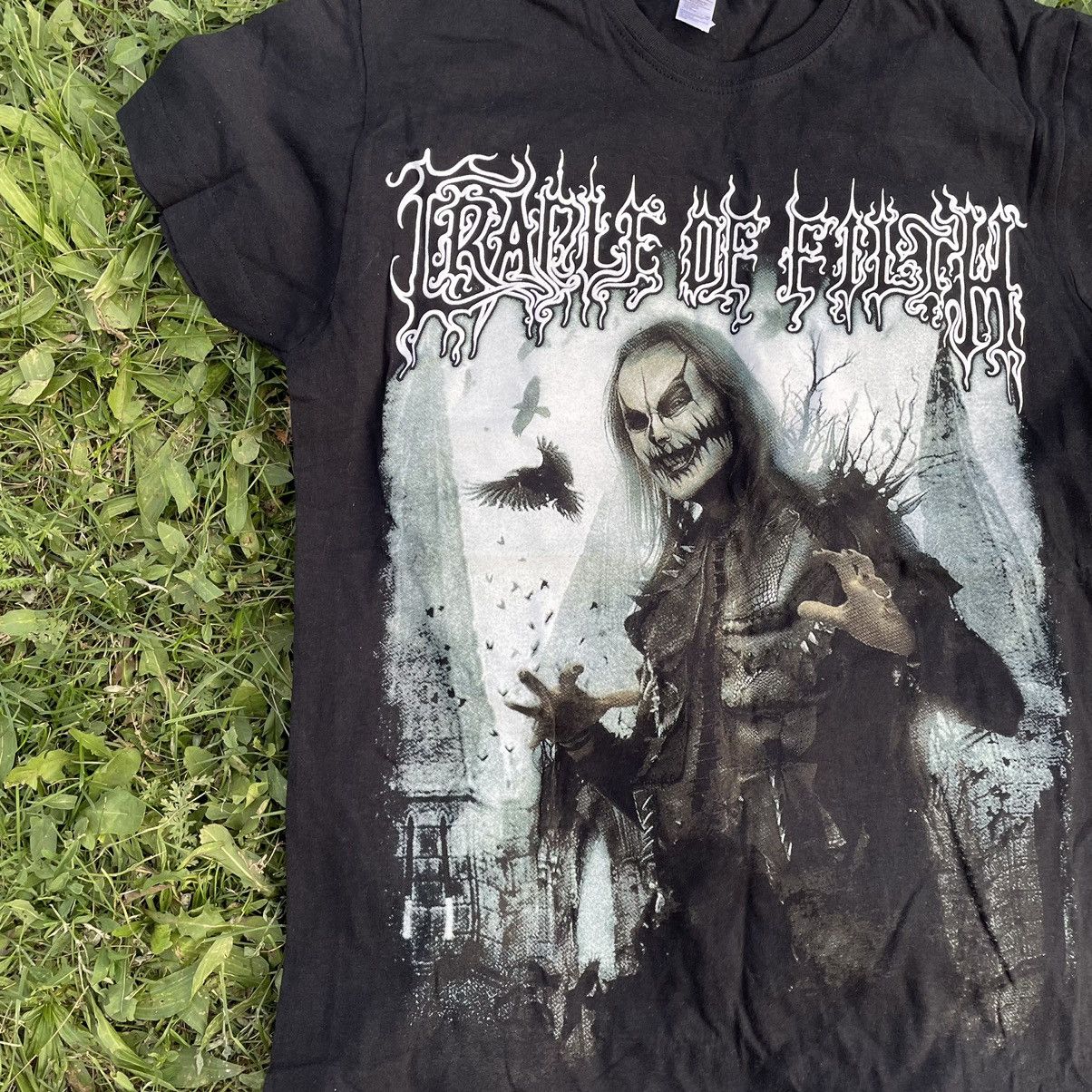 Band Tees Vintage Y2K Cradle Of Filth Horror Print Band Rock Streetwea Size M / US 6-8 / IT 42-44 - 3 Thumbnail