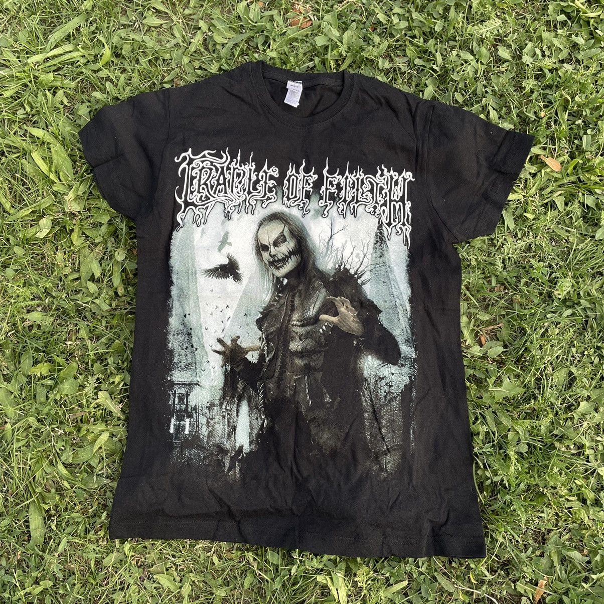 Band Tees Vintage Y2K Cradle Of Filth Horror Print Band Rock Streetwea Size M / US 6-8 / IT 42-44 - 1 Thumbnail