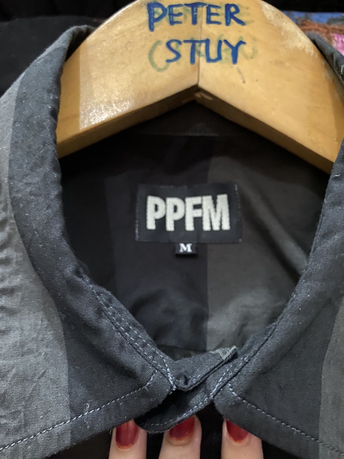 PPFM Ppfm Block Button Shirt Size US M / EU 48-50 / 2 - 7 Thumbnail