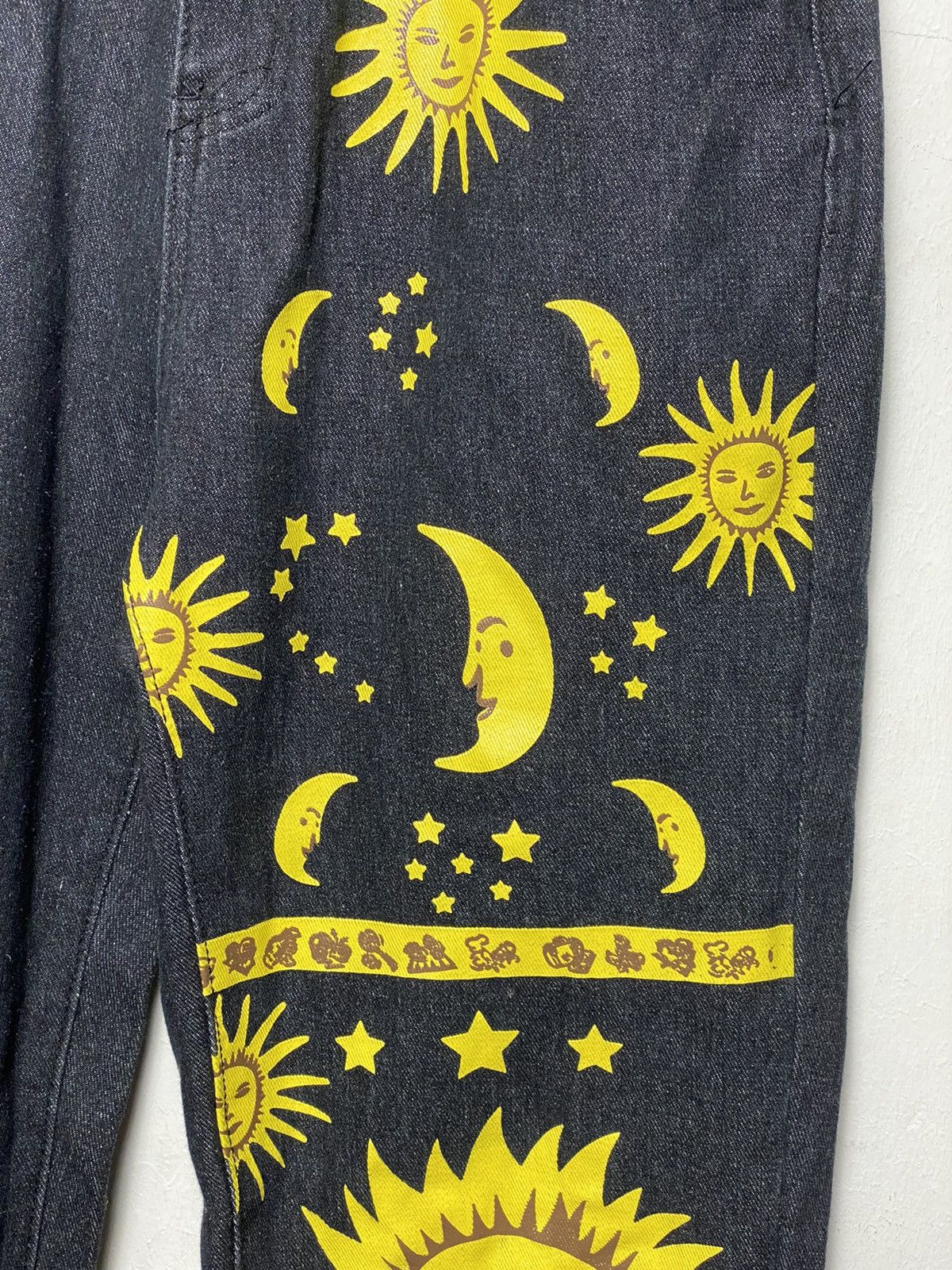 Japanese Brand × Vintage Vintage Sun Moon Printed Pants KapitalVisvim Style Hysteric Size US 30 / EU 46 - 5 Thumbnail