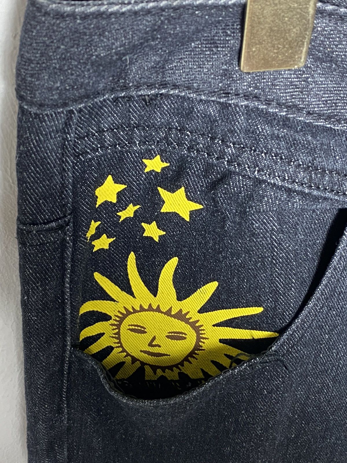 Japanese Brand × Vintage Vintage Sun Moon Printed Pants KapitalVisvim Style Hysteric Size US 30 / EU 46 - 6 Thumbnail