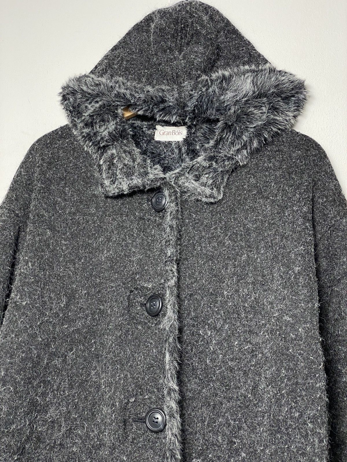Japanese Brand Vintage Granbois Shearling Sherpa Wool Fur Parka Jacket Size US L / EU 52-54 / 3 - 3 Thumbnail