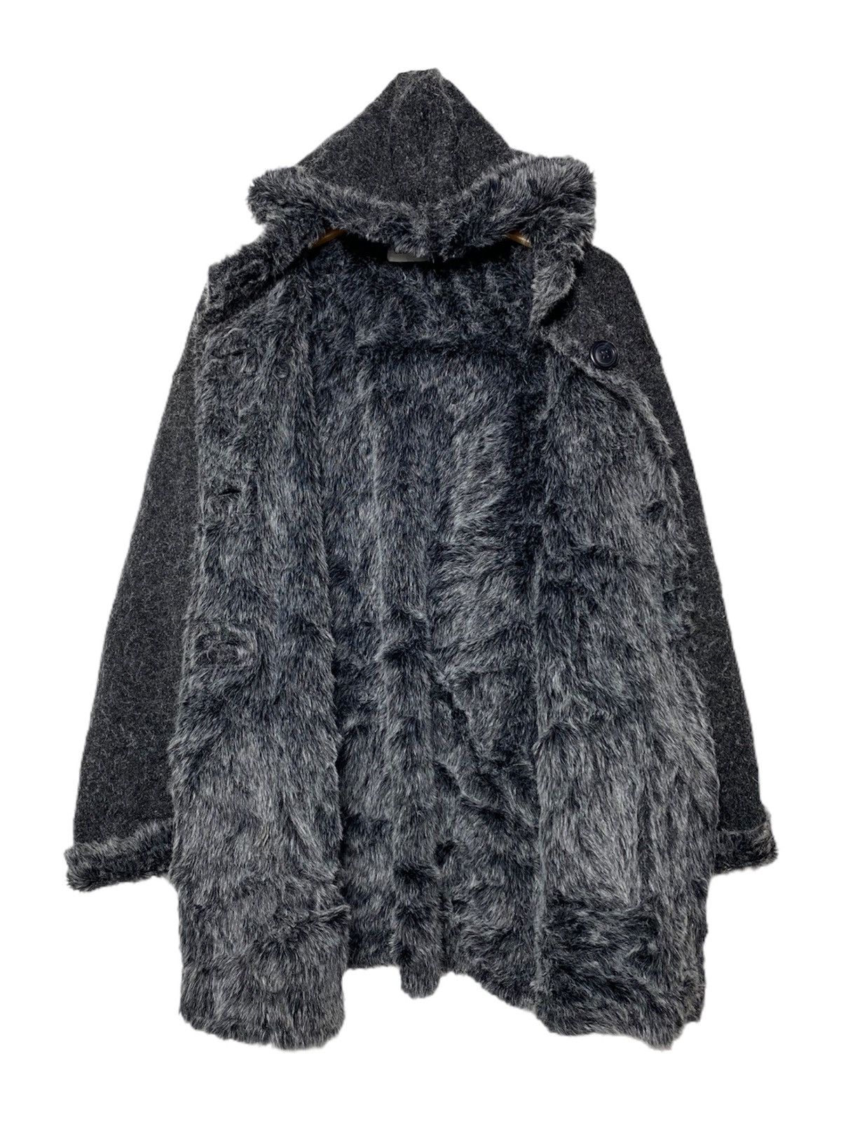 Japanese Brand Vintage Granbois Shearling Sherpa Wool Fur Parka Jacket Size US L / EU 52-54 / 3 - 2 Thumbnail