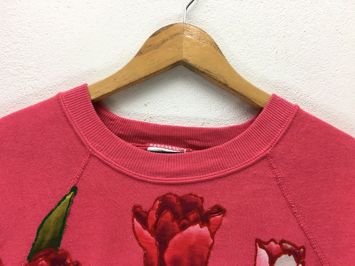 Vintage Vintage Flower Floral Big Logo Art Sweatshirt Size US M / EU 48-50 / 2 - 5 Thumbnail
