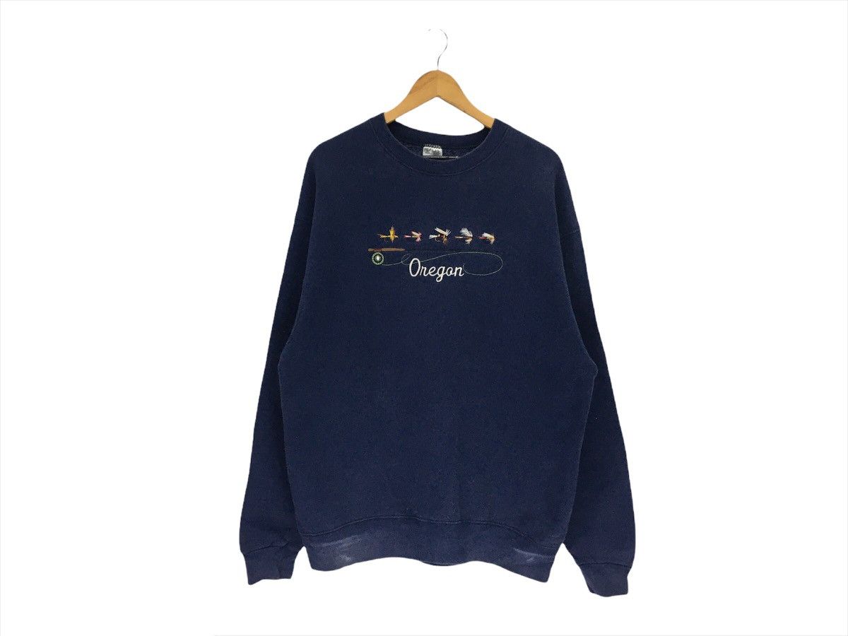 Sports Specialties × Vintage Vintage 90s Oregon Fishing Sportman Oregon University Size US L / EU 52-54 / 3 - 1 Thumbnail
