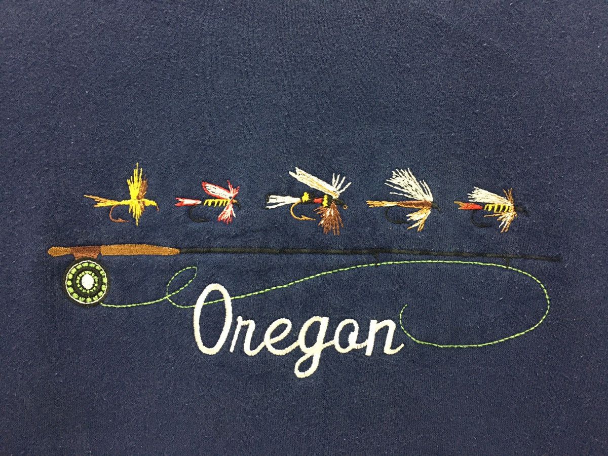 Sports Specialties × Vintage Vintage 90s Oregon Fishing Sportman Oregon University Size US L / EU 52-54 / 3 - 3 Thumbnail