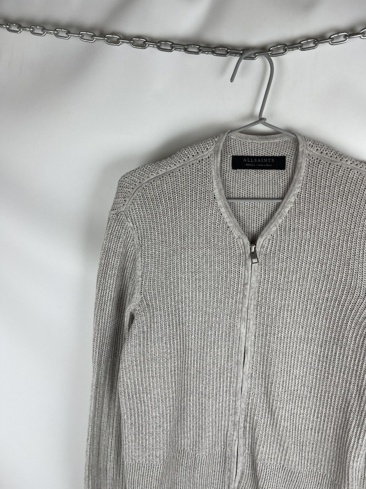 Allsaints Allsaints Metz cardigan knitted bomber sweater full zip Size US S / EU 44-46 / 1 - 2 Thumbnail