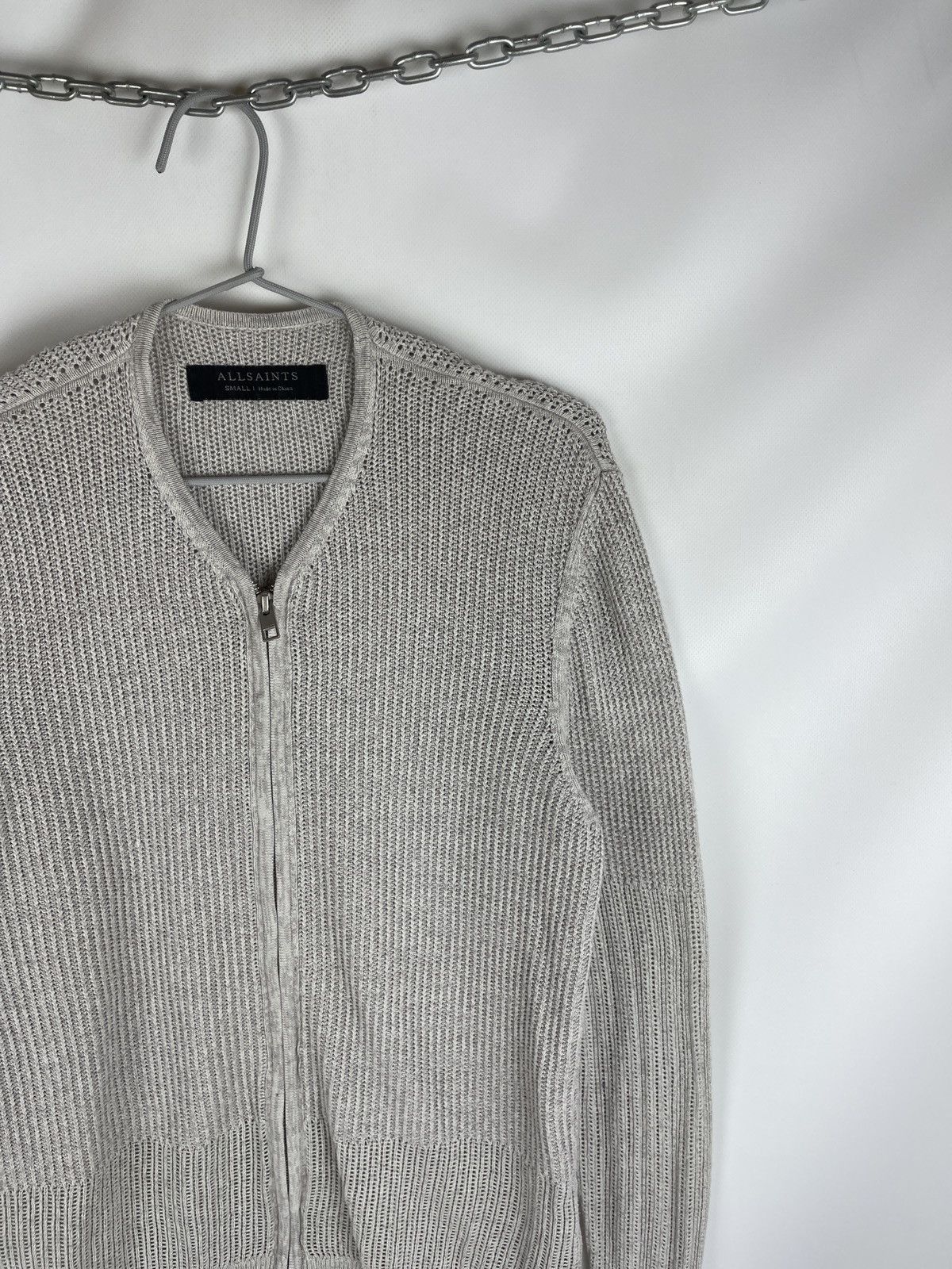 Allsaints Allsaints Metz cardigan knitted bomber sweater full zip Size US S / EU 44-46 / 1 - 3 Thumbnail