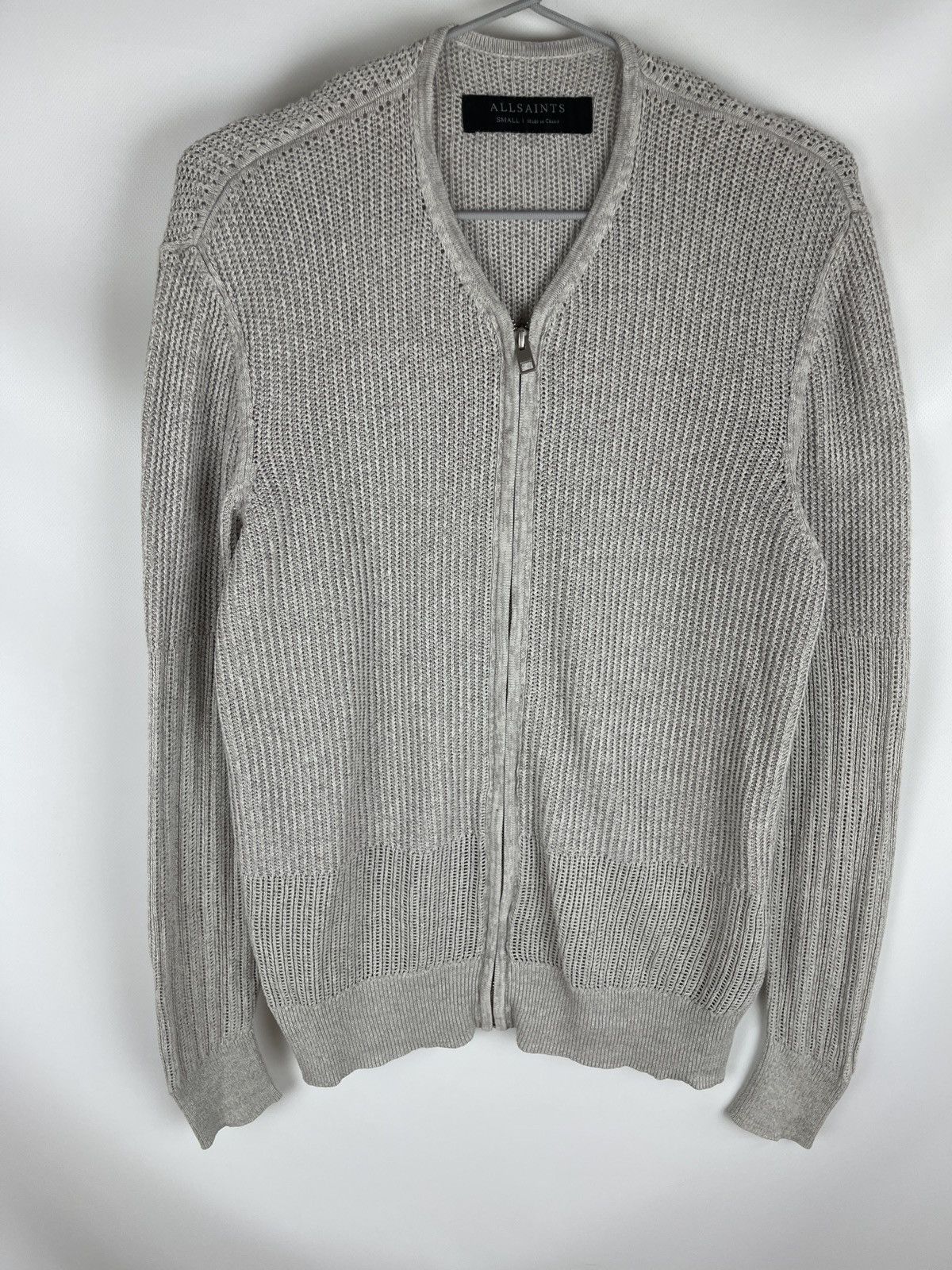 Allsaints Allsaints Metz cardigan knitted bomber sweater full zip Size US S / EU 44-46 / 1 - 6 Thumbnail