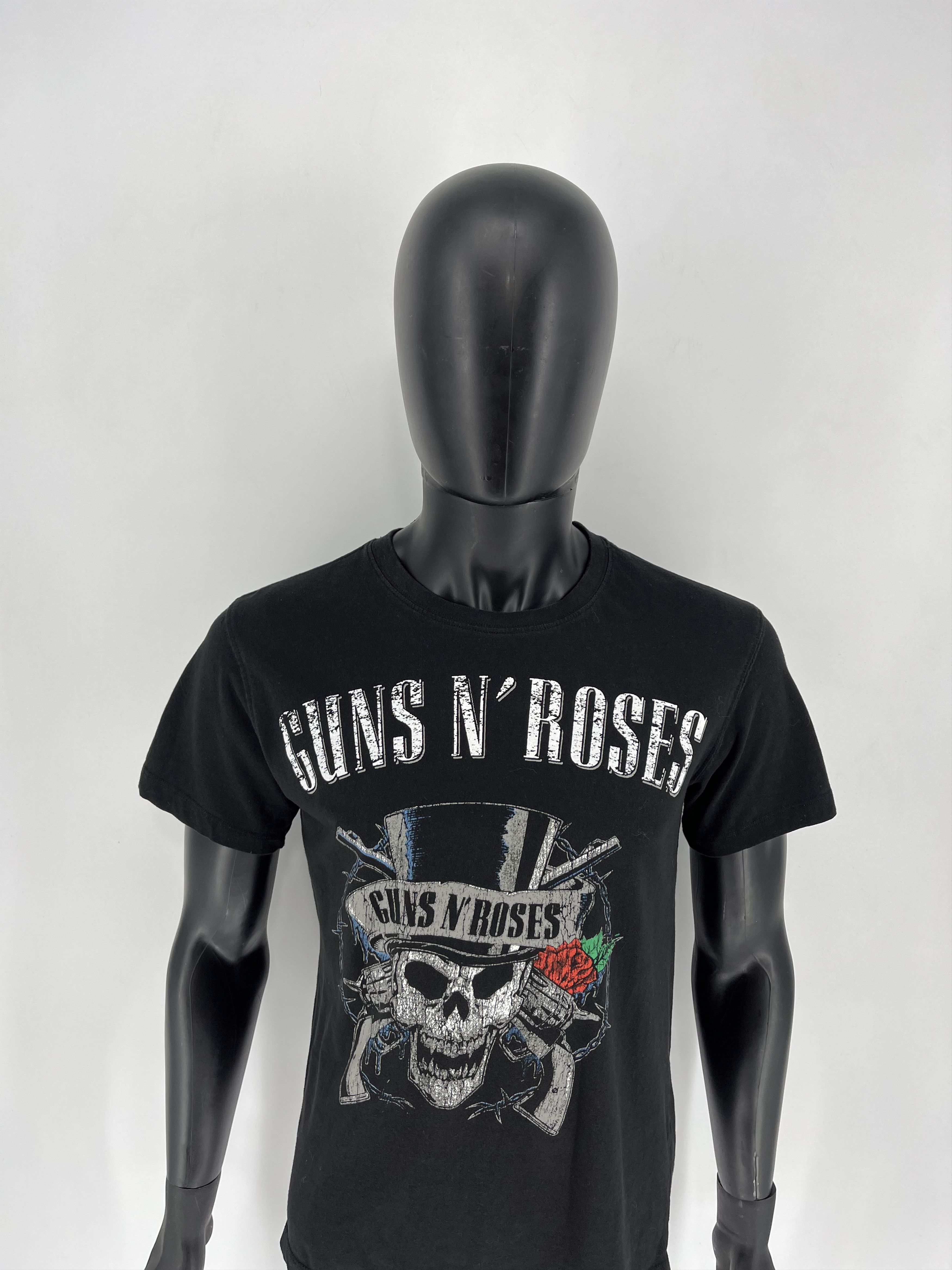 Band Tees × Vintage Vintage Y2K Guns And Roses Tee Band Rock Metal Streetwear Size US S / EU 44-46 / 1 - 5 Thumbnail