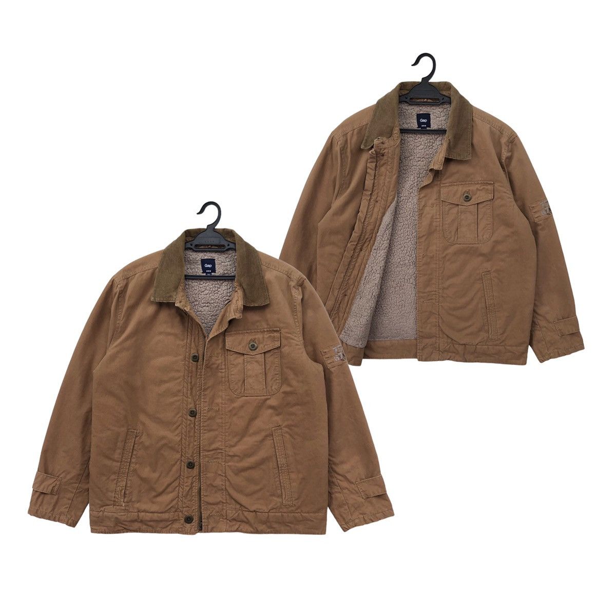 Gap Gap Authentic Sherpa Lined Casual Jacket Size US XL / EU 56 / 4 - 2 Thumbnail