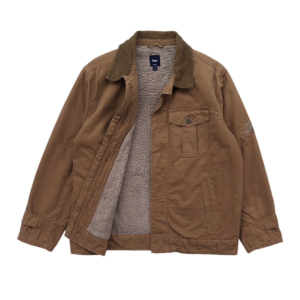 Gap Gap Authentic Sherpa Lined Casual Jacket Size US XL / EU 56 / 4 - 3 Thumbnail