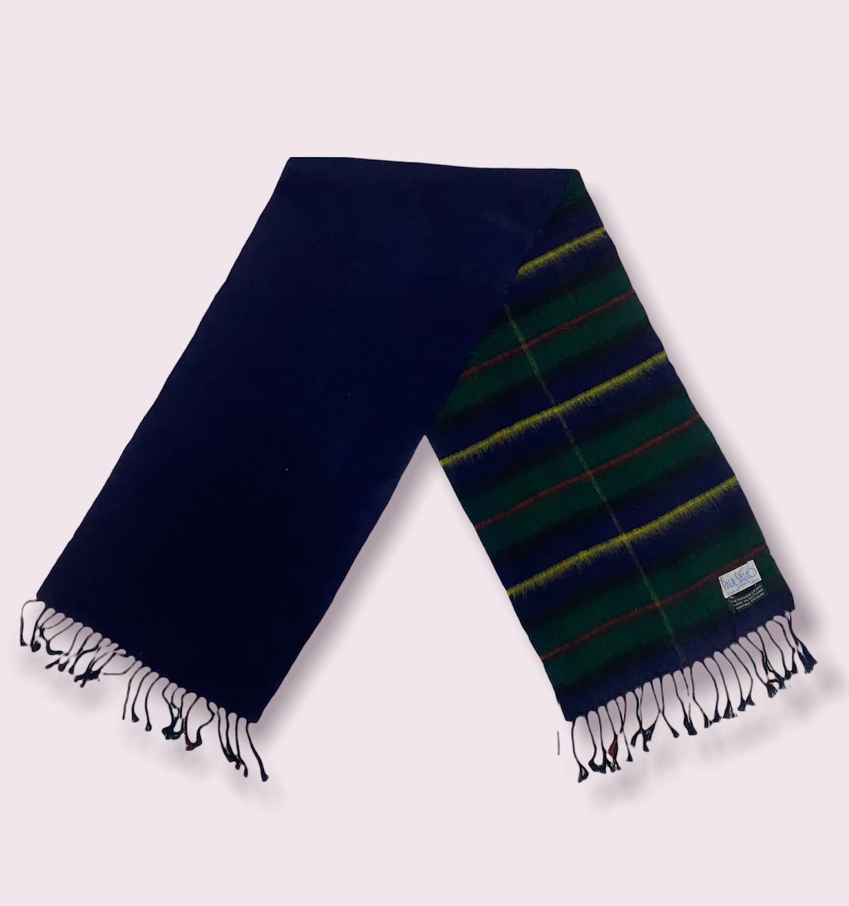 Vintage Paul Salgo Hunting Macleod Scarf Cashmere