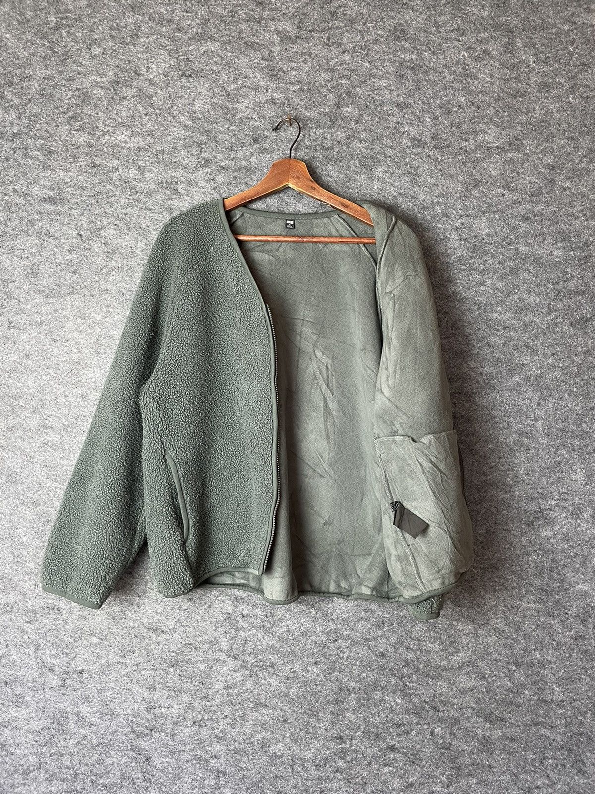 Japanese Brand × Uniqlo UNIQLO FLEECE CARDIGAN JACKET Size US XL / EU 56 / 4 - 5 Thumbnail