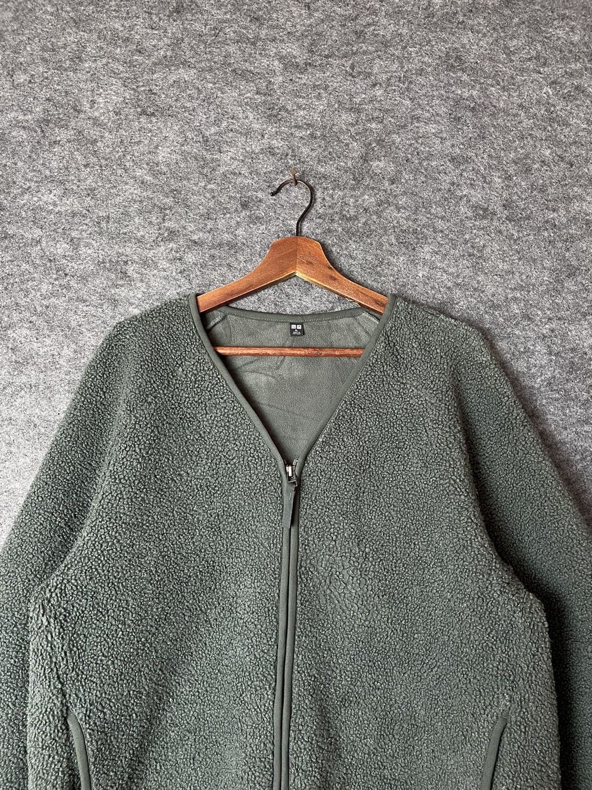 Japanese Brand × Uniqlo UNIQLO FLEECE CARDIGAN JACKET Size US XL / EU 56 / 4 - 2 Thumbnail