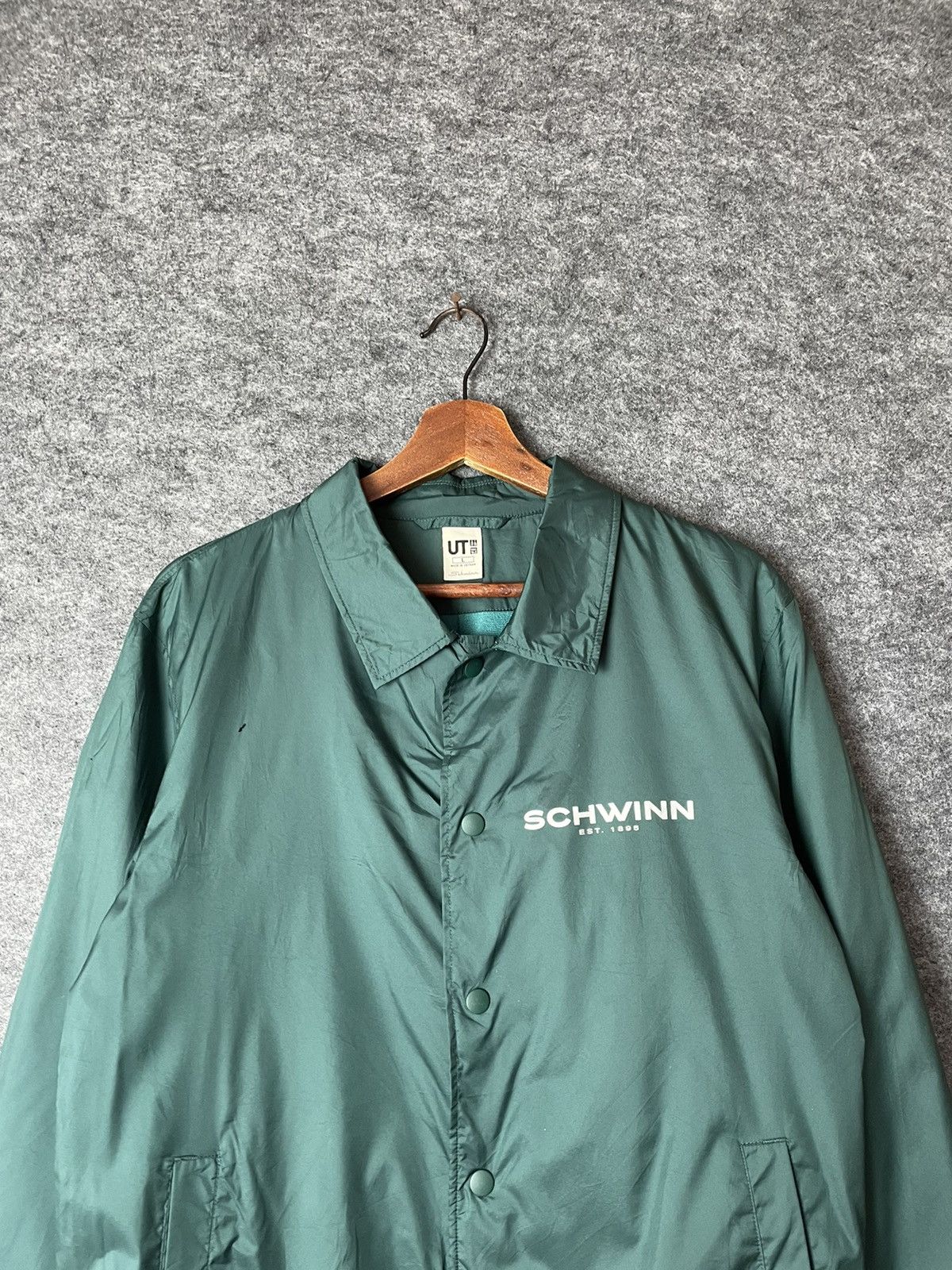 Japanese Brand × Uniqlo UNIQLO x SCHWINN COACH JACKET Size US L / EU 52-54 / 3 - 3 Thumbnail