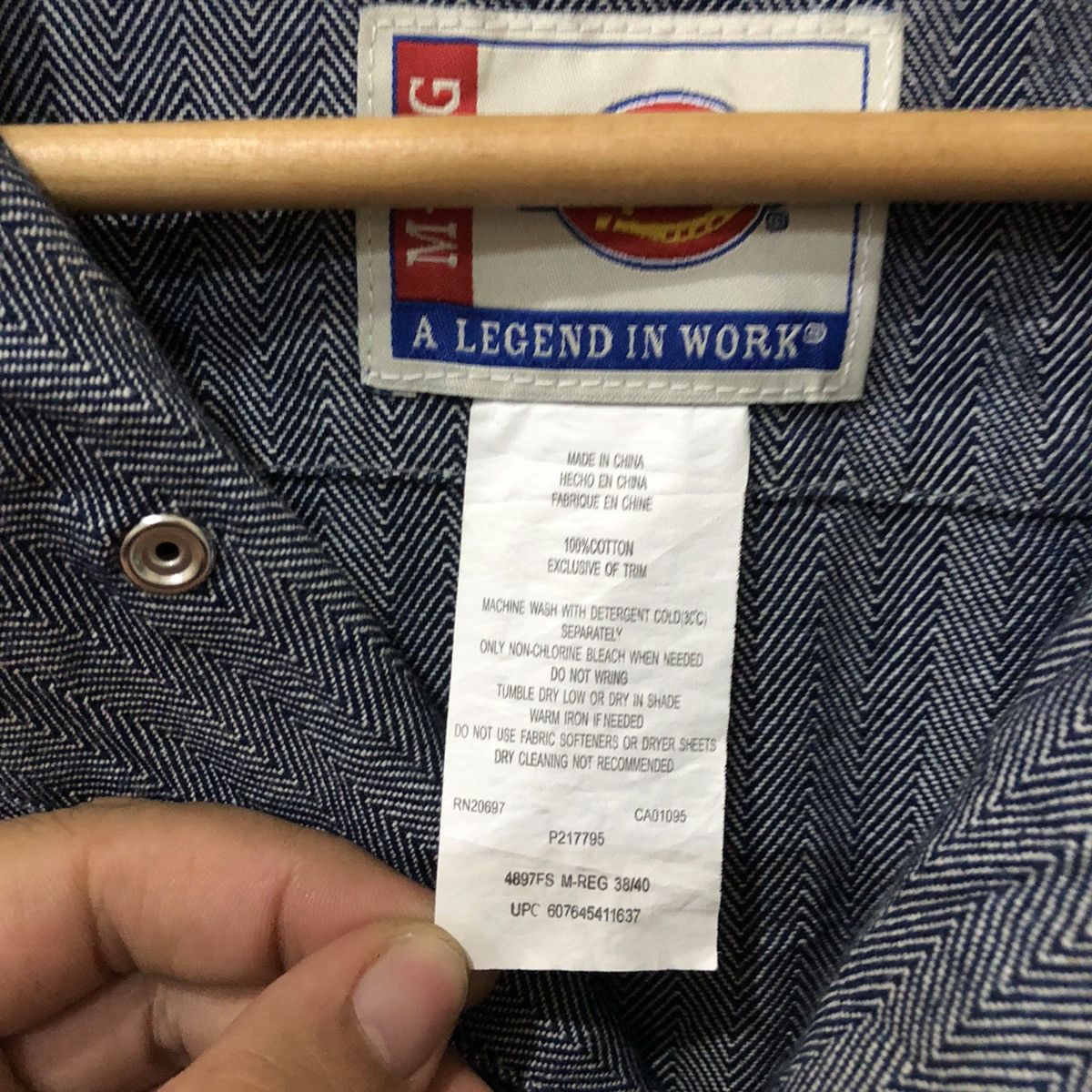 Dickies Vintage Overall Dickies Medium Denim Material Size US M / EU 48-50 / 2 - 6 Thumbnail