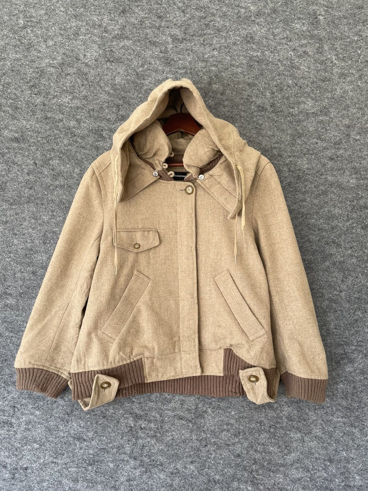 Issey Miyake × mercibeaucoup VINTAGE ISSEY MIYAKE MERCIBEAUCOUP WOOL JACKET Size US S / EU 44-46 / 1 - 1 Thumbnail
