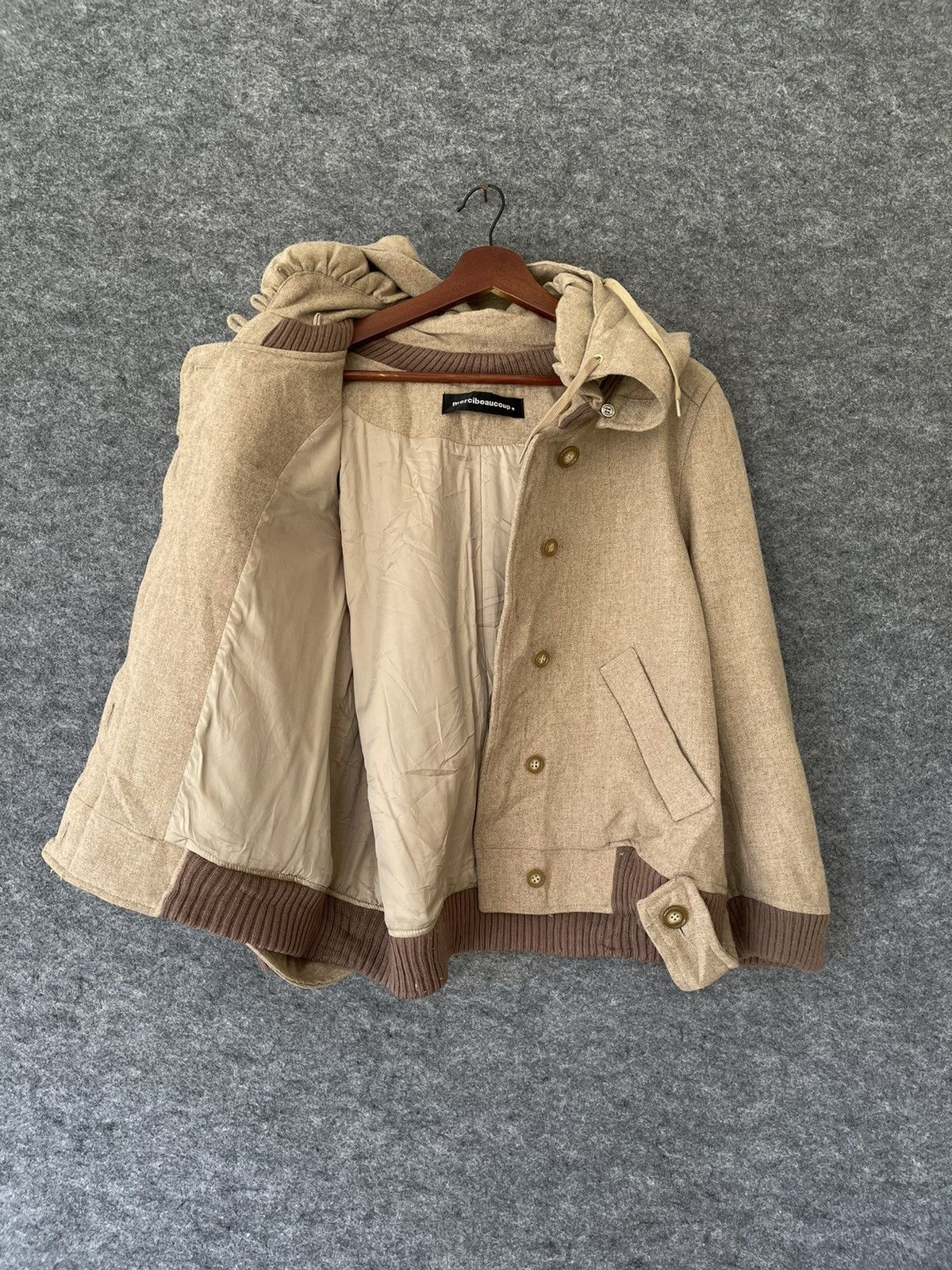 Issey Miyake × mercibeaucoup VINTAGE ISSEY MIYAKE MERCIBEAUCOUP WOOL JACKET Size US S / EU 44-46 / 1 - 5 Thumbnail