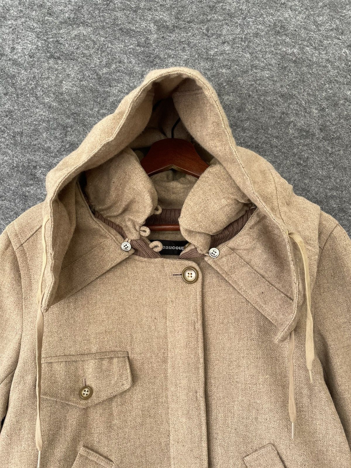 Issey Miyake × mercibeaucoup VINTAGE ISSEY MIYAKE MERCIBEAUCOUP WOOL JACKET Size US S / EU 44-46 / 1 - 2 Thumbnail