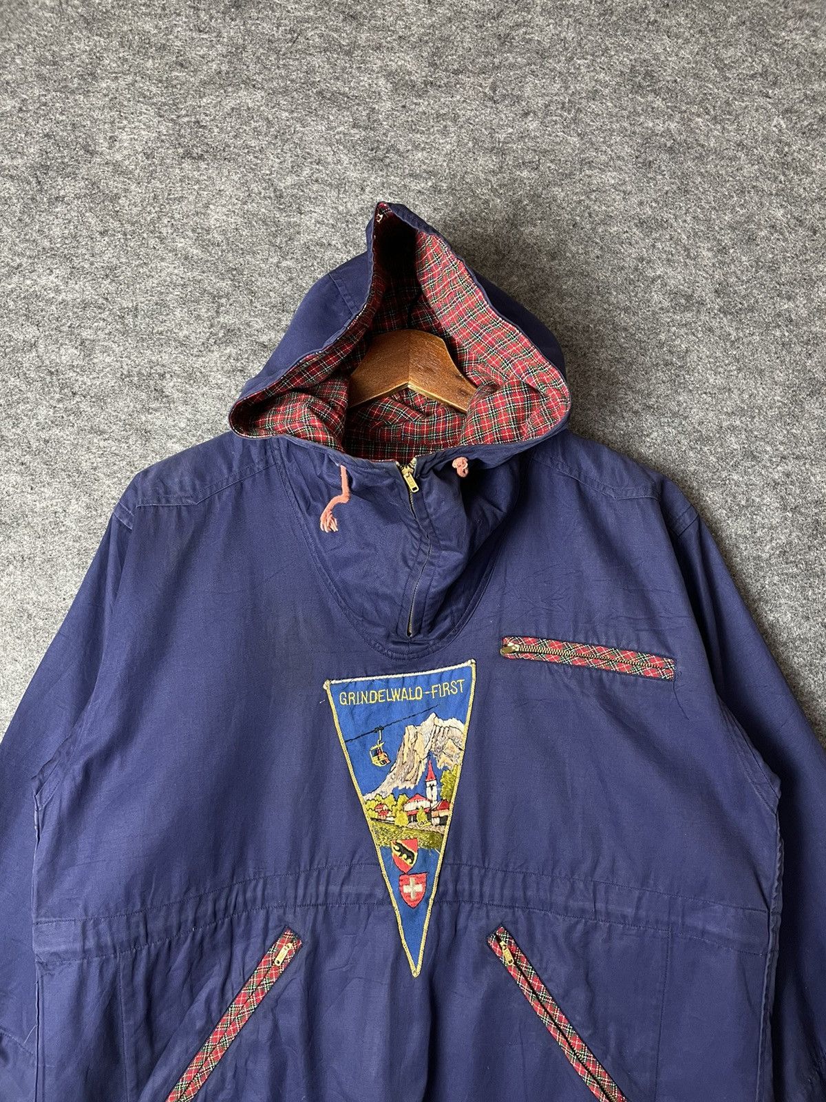 Japanese Brand × Vintage VINTAGE GRINDELWALD-FIRST ANORAK JACKET Size US M / EU 48-50 / 2 - 2 Thumbnail