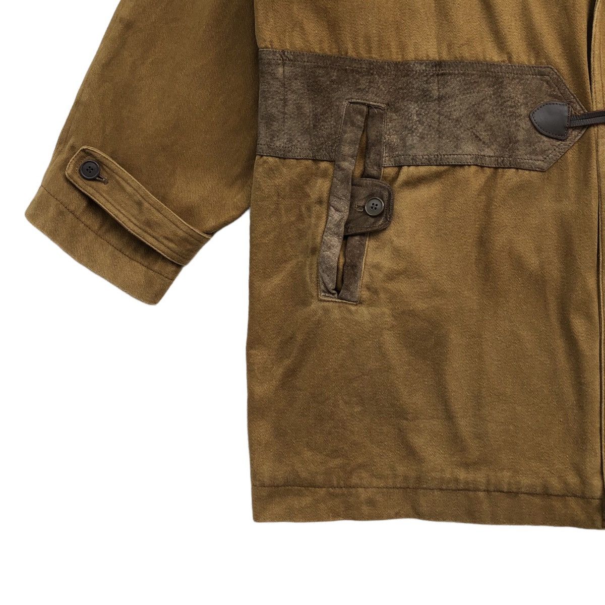 Issey Miyake Tete Homme by Katoh Kazutaka Guiene Cotton/Leather Jacket Size US M / EU 48-50 / 2 - 6 Thumbnail