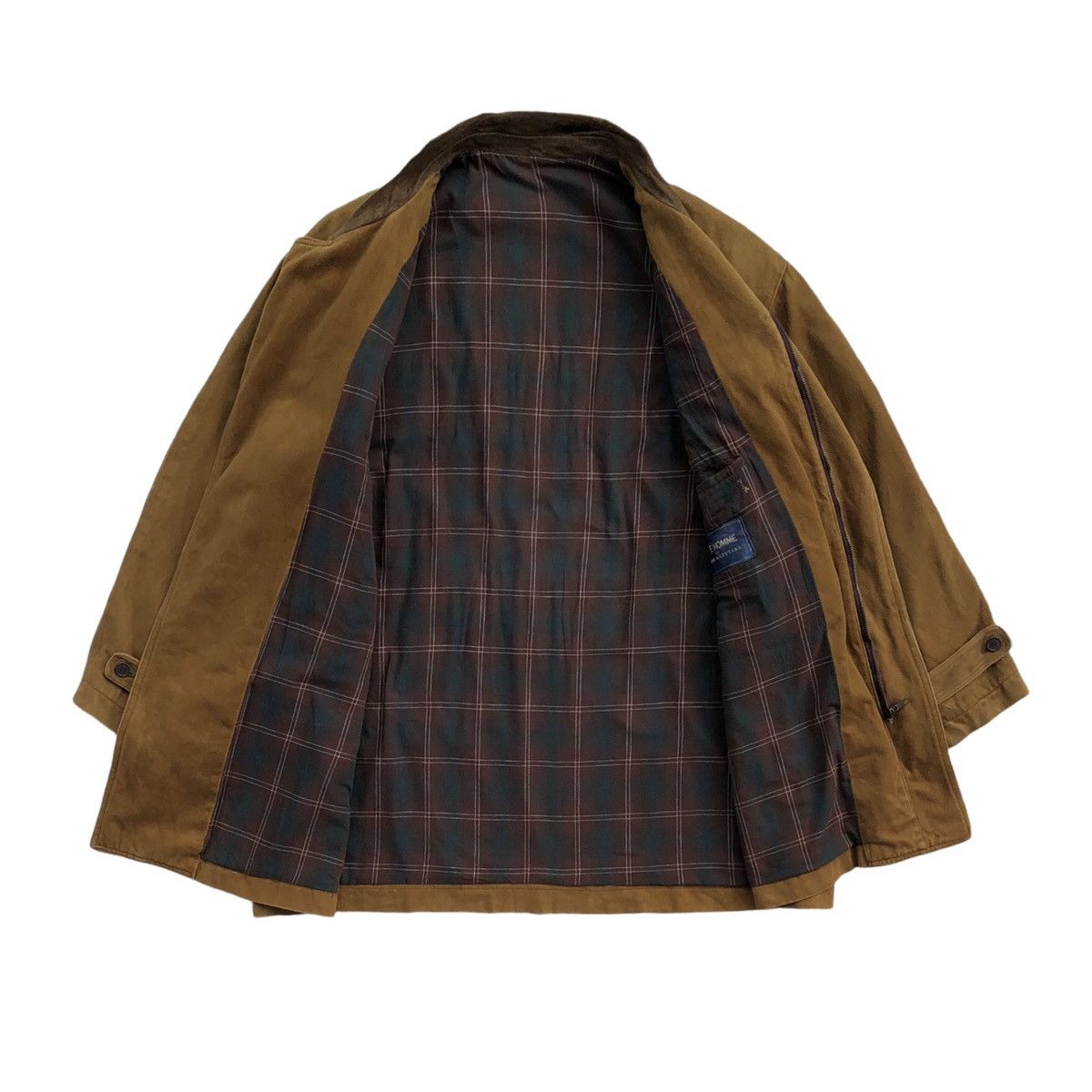Issey Miyake Tete Homme by Katoh Kazutaka Guiene Cotton/Leather Jacket Size US M / EU 48-50 / 2 - 4 Thumbnail