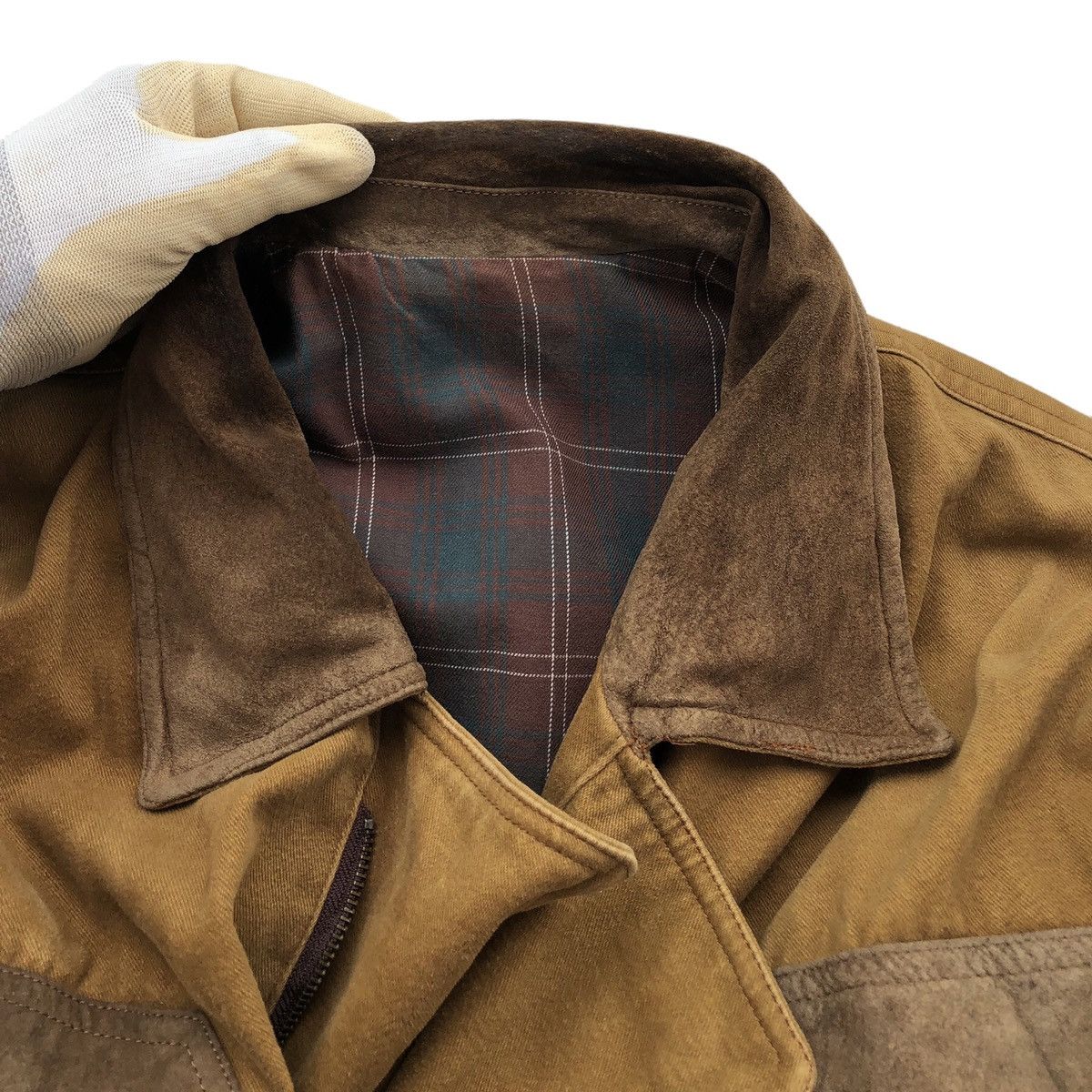 Issey Miyake Tete Homme by Katoh Kazutaka Guiene Cotton/Leather Jacket Size US M / EU 48-50 / 2 - 13 Thumbnail