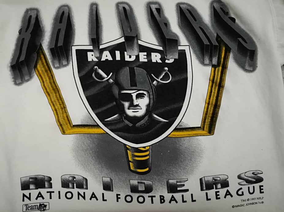Vintage ©️1993 Vtg Raiders x NFL Crewneck Sweatshirt Size US M / EU 48-50 / 2 - 3 Thumbnail