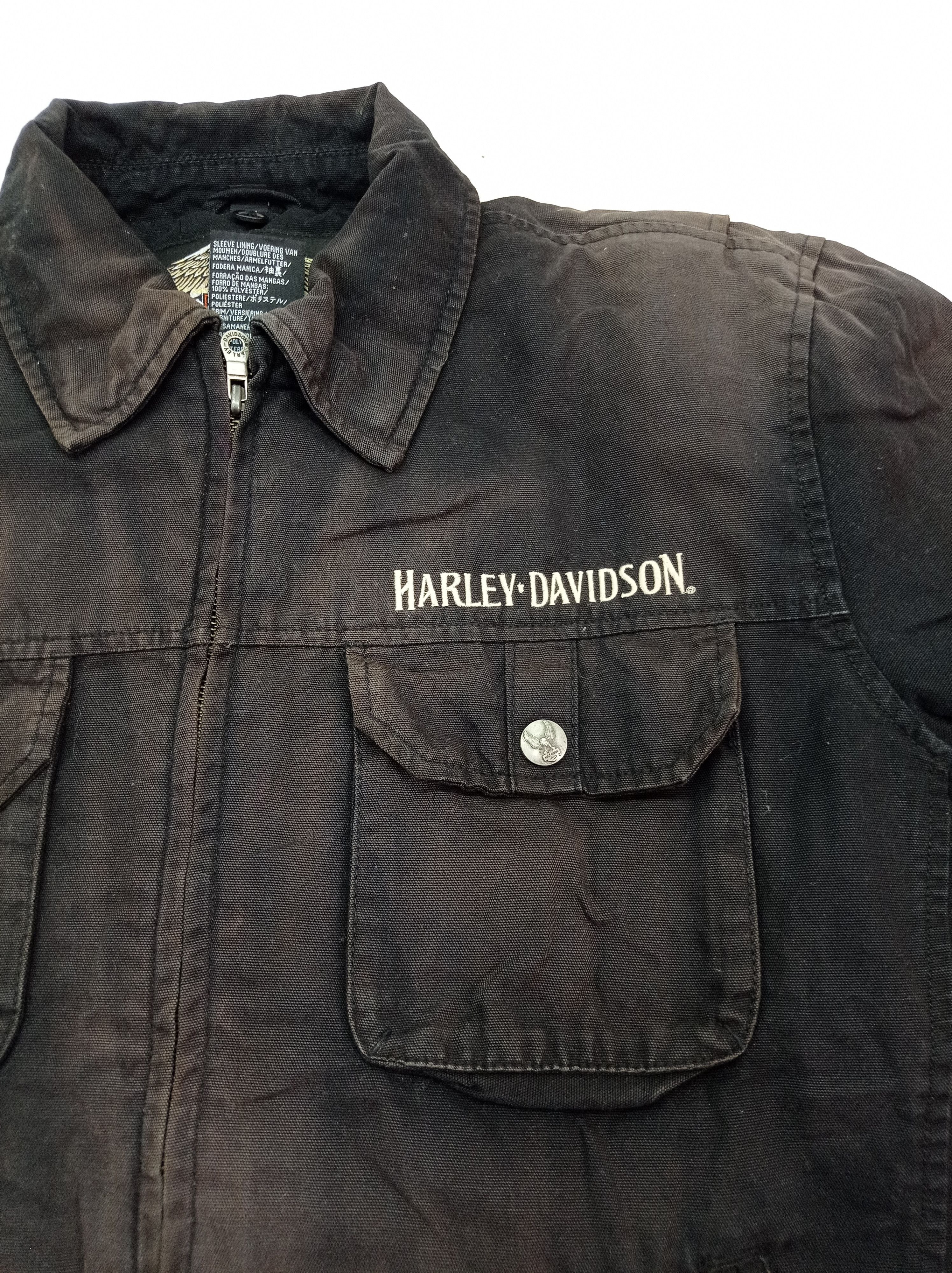 Harley Davidson Harley Davidson Faded Jacket Size US M / EU 48-50 / 2 - 18 Thumbnail