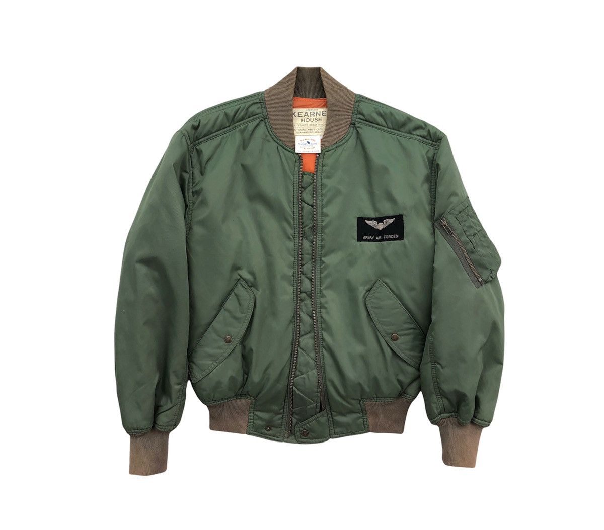 Vintage 🔥Vintage Kearney House Army Air Force Flight Bomber Jacket Size US M / EU 48-50 / 2 - 4 Thumbnail