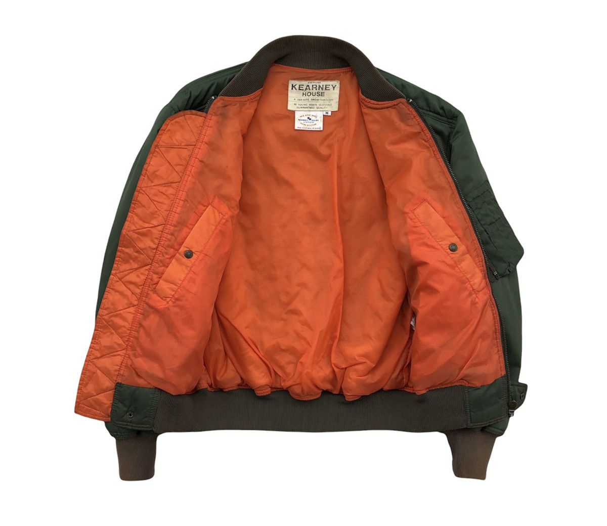 Vintage 🔥Vintage Kearney House Army Air Force Flight Bomber Jacket Size US M / EU 48-50 / 2 - 10 Thumbnail