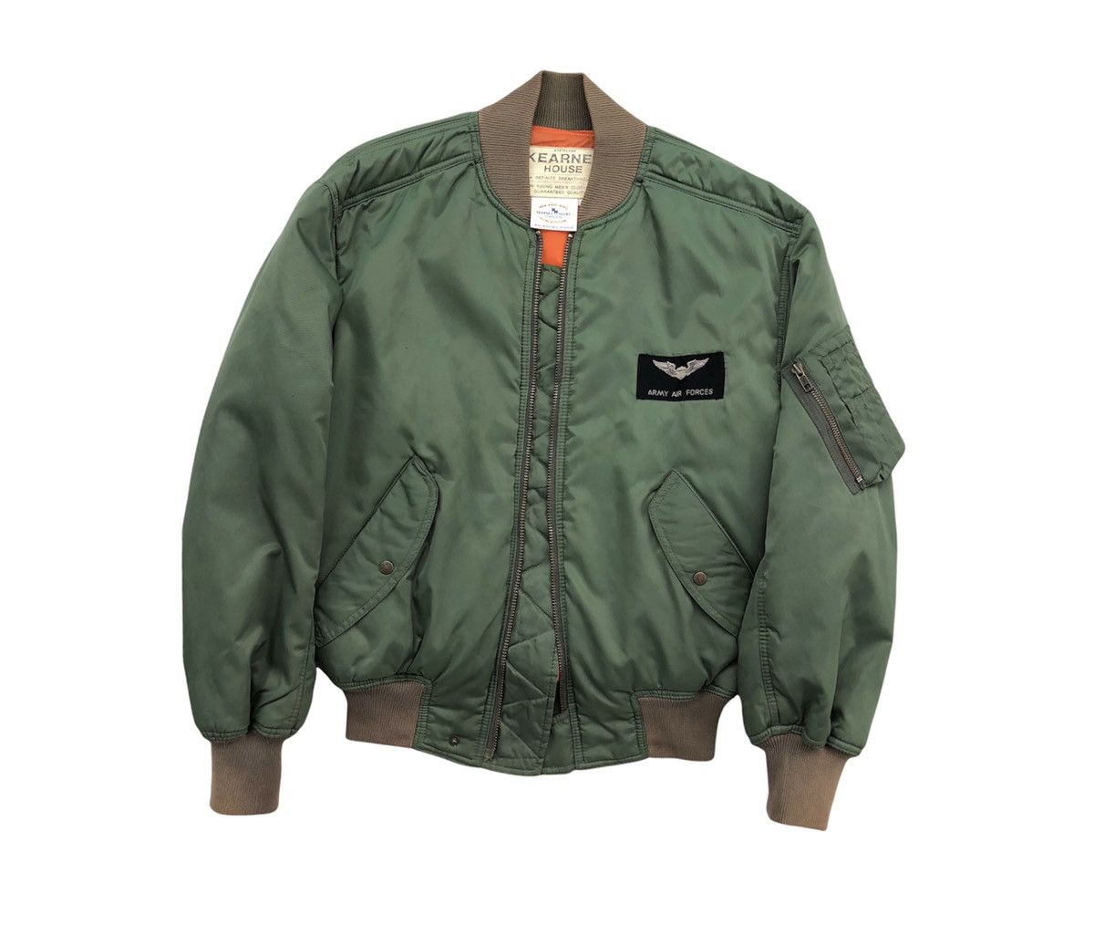 Vintage 🔥Vintage Kearney House Army Air Force Flight Bomber Jacket Size US M / EU 48-50 / 2 - 5 Thumbnail