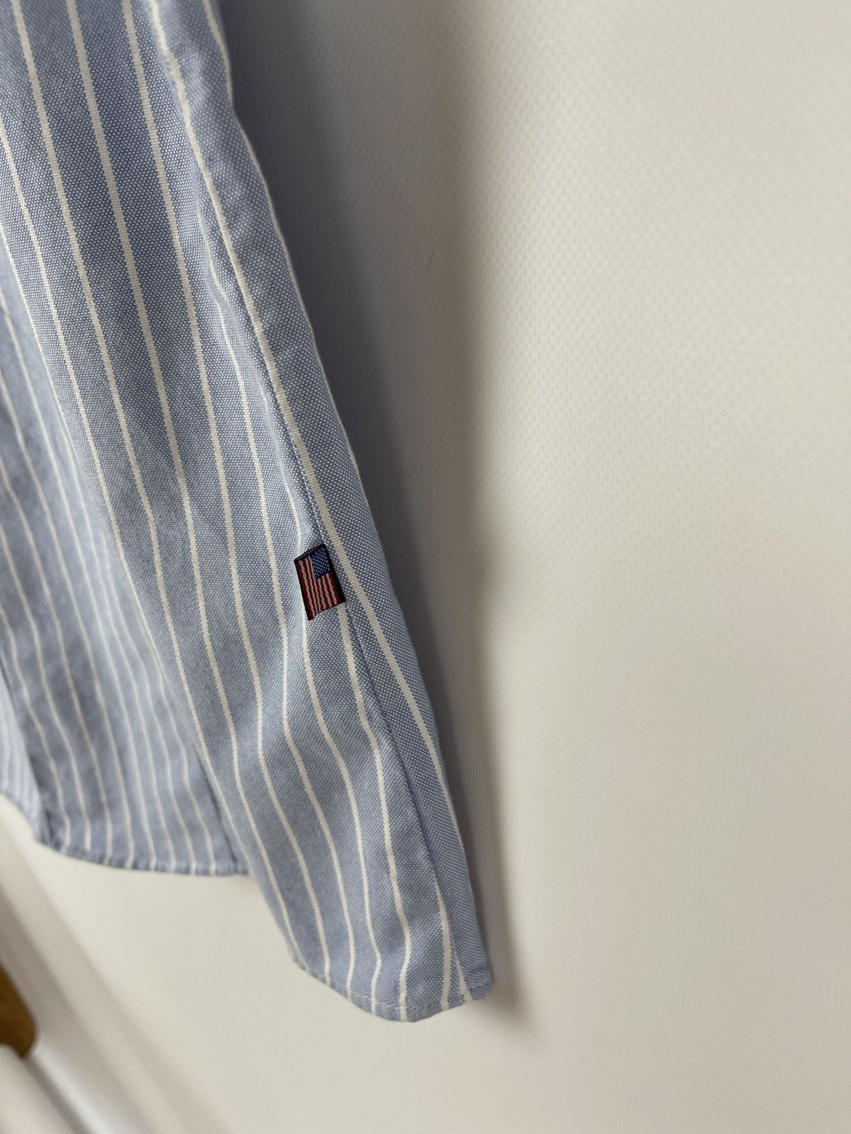 Other Blauer USA Miami dept. Highway patrol big logo striped shirt Size US L / EU 52-54 / 3 - 11 Thumbnail