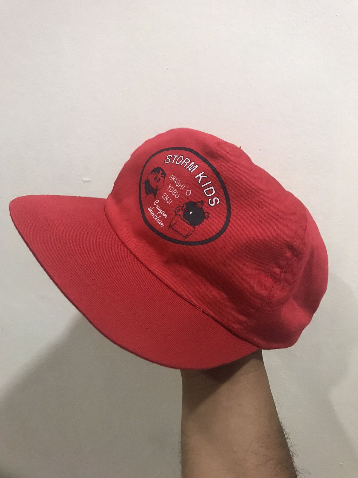 Japanese Brand VTG Crayon Shin Chan Classic Flat Brim Hat Size ONE SIZE - 2 Thumbnail